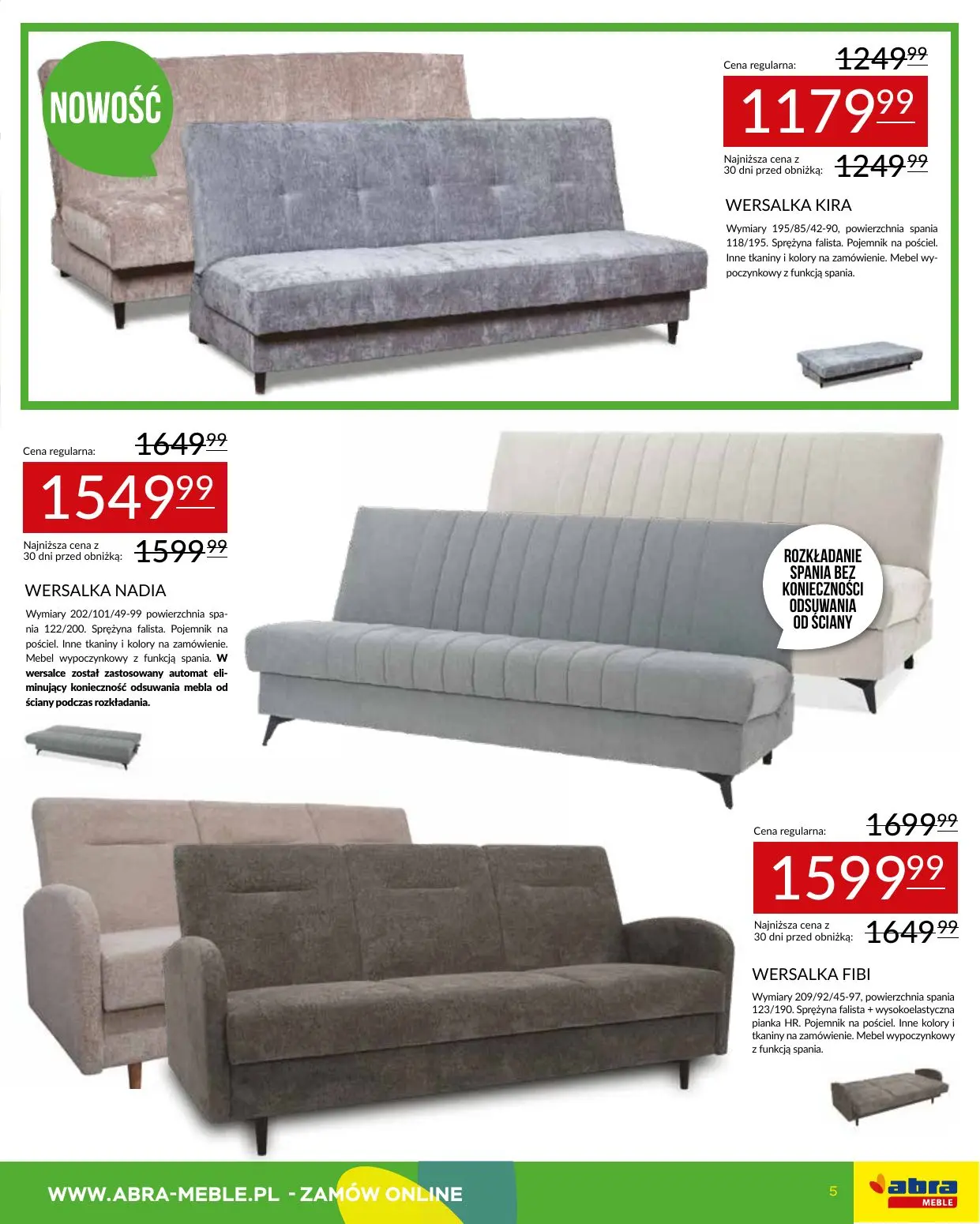 gazetka promocyjna abra meble  - Strona 5