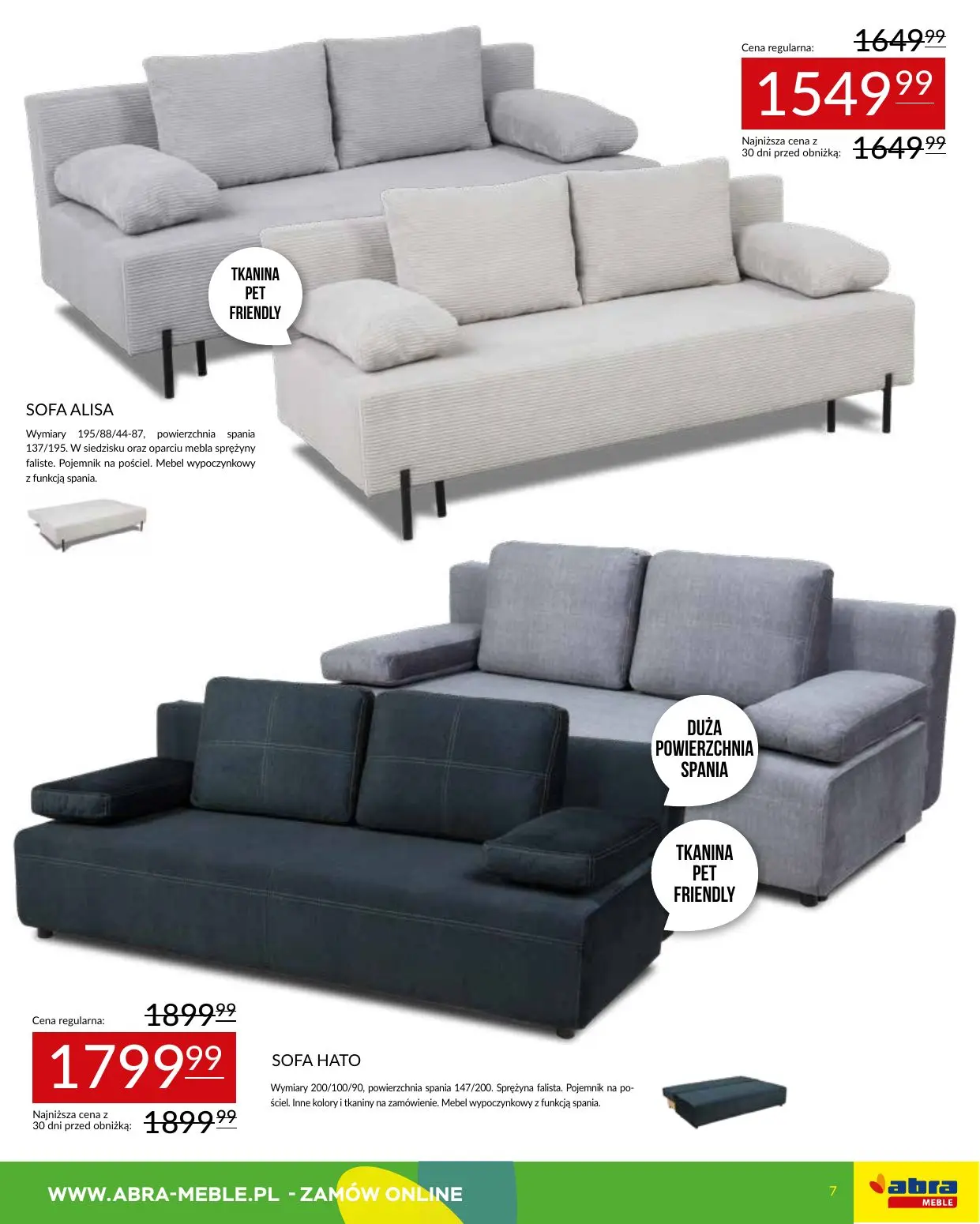 gazetka promocyjna abra meble  - Strona 7