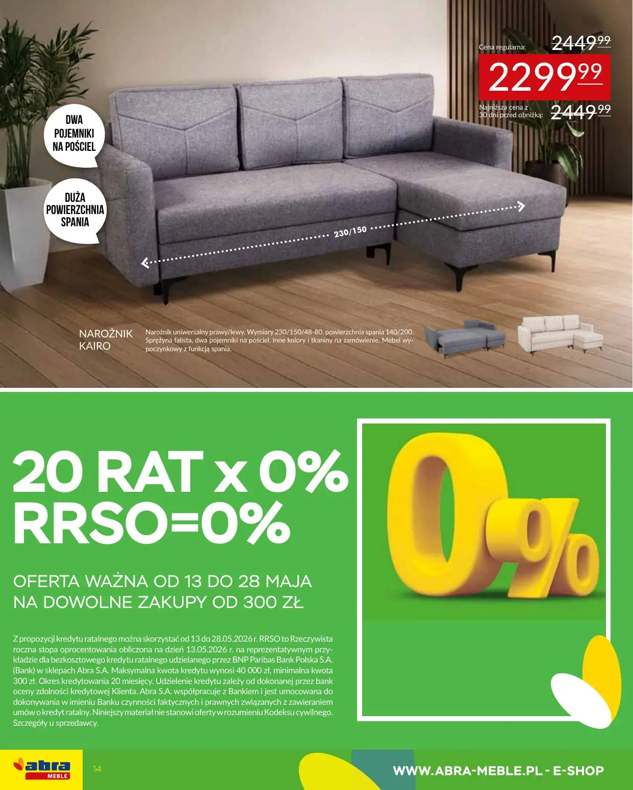 gazetka promocyjna abra meble  - Strona 14