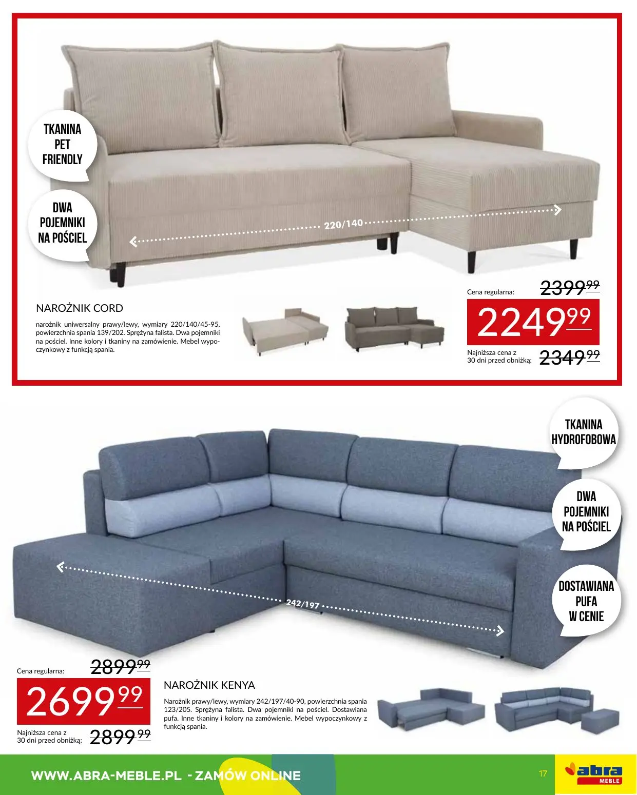 gazetka promocyjna abra meble  - Strona 17