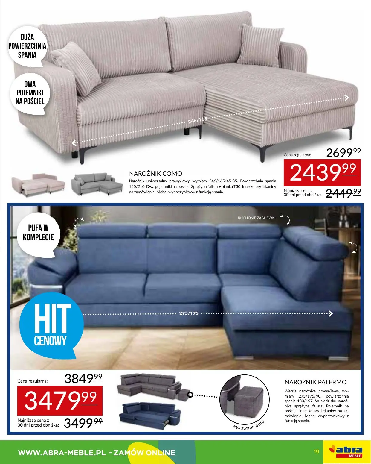 gazetka promocyjna abra meble  - Strona 19