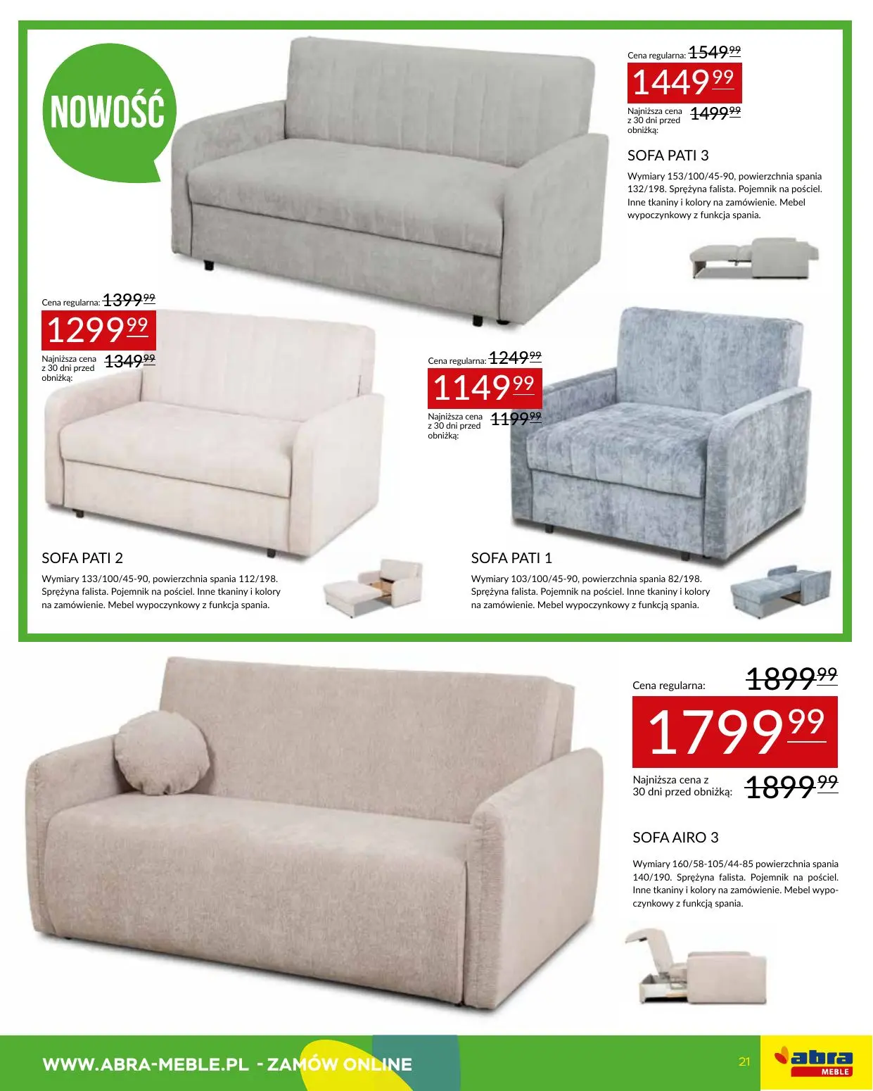 gazetka promocyjna abra meble  - Strona 21