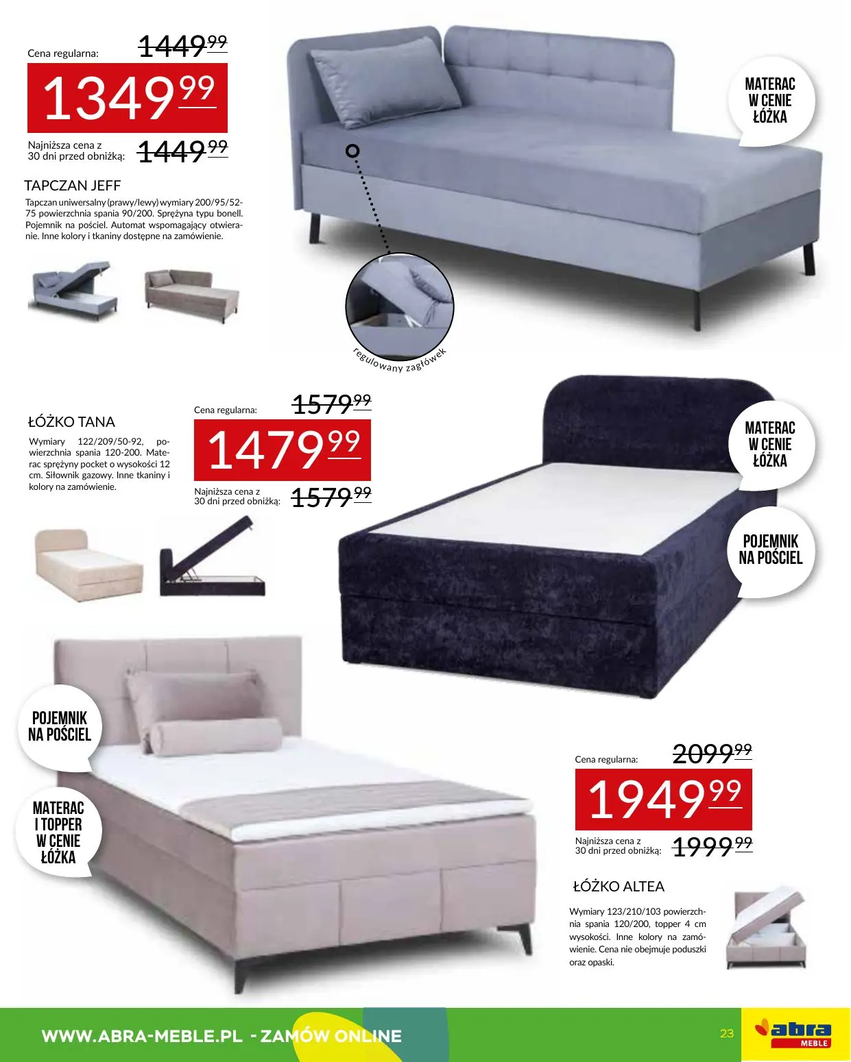 gazetka promocyjna abra meble  - Strona 23
