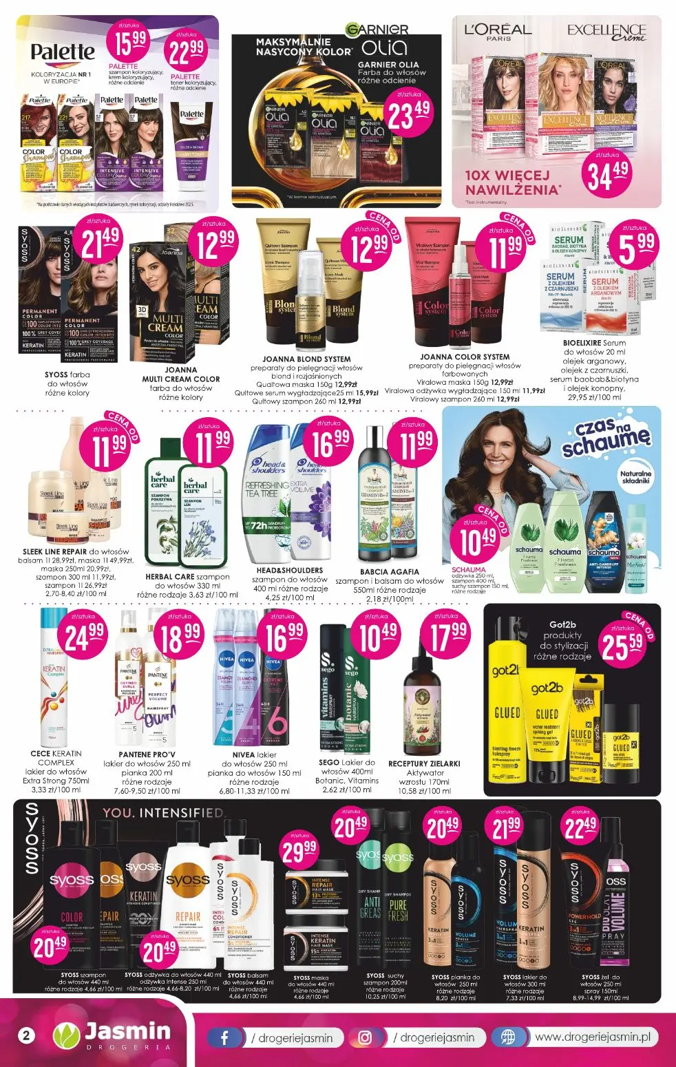 gazetka promocyjna DROGERIE JASMIN  - Strona 2