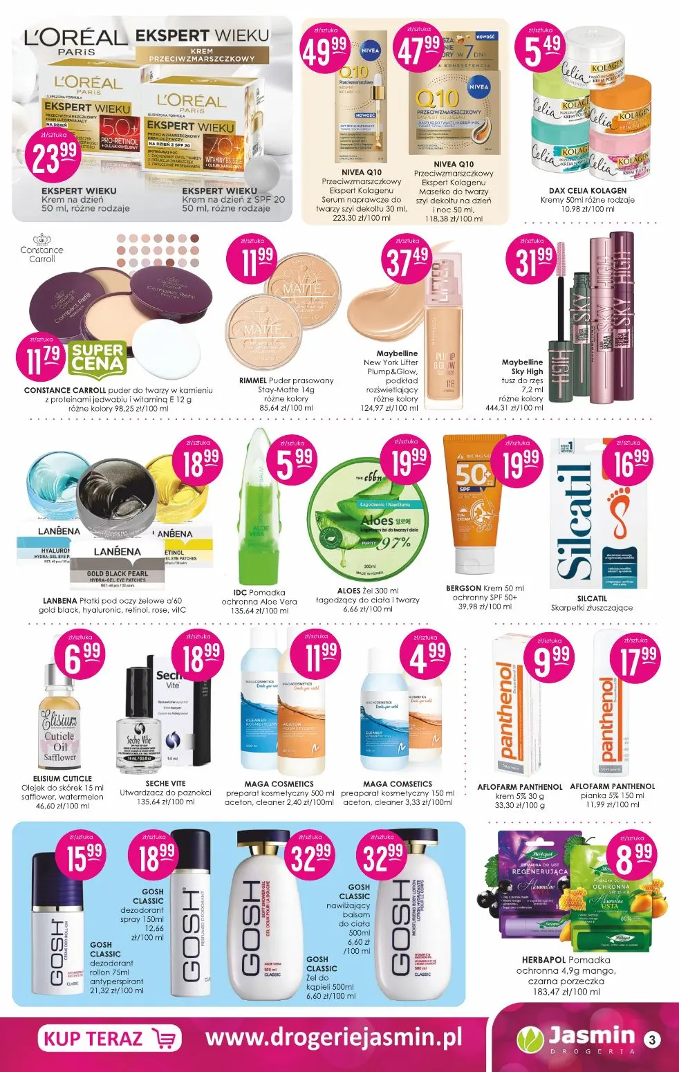 gazetka promocyjna DROGERIE JASMIN  - Strona 3
