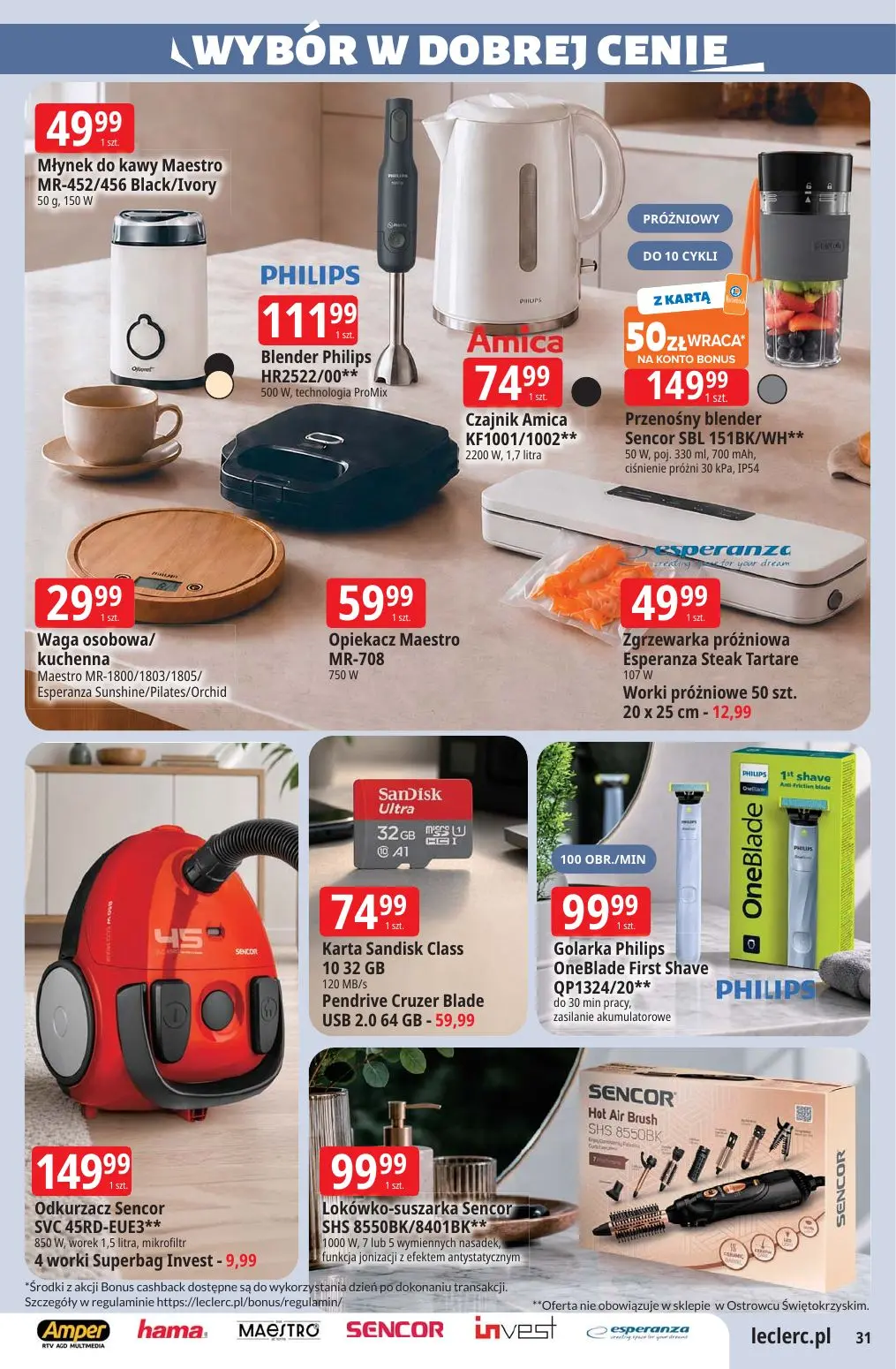 gazetka promocyjna E.Leclerc Top marki - Strona 31