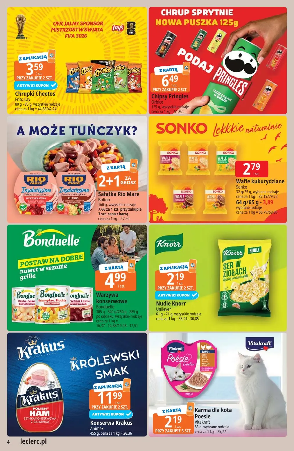 gazetka promocyjna E.Leclerc Top marki - oferta rozszerzona - Strona 4