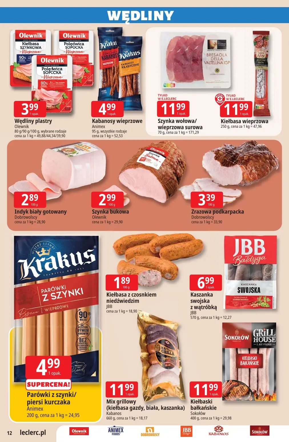 gazetka promocyjna E.Leclerc Top marki - oferta rozszerzona - Strona 12