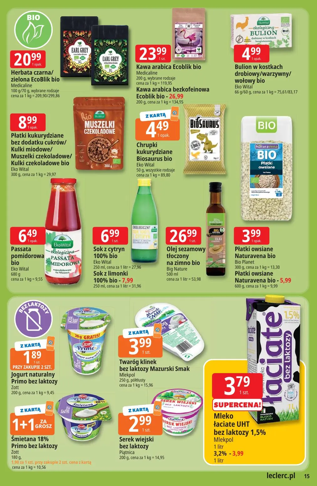 gazetka promocyjna E.Leclerc Top marki - oferta rozszerzona - Strona 15