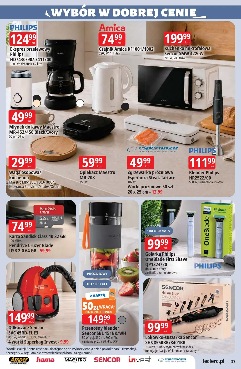 gazetka promocyjna E.Leclerc Top marki - oferta rozszerzona - Strona 37
