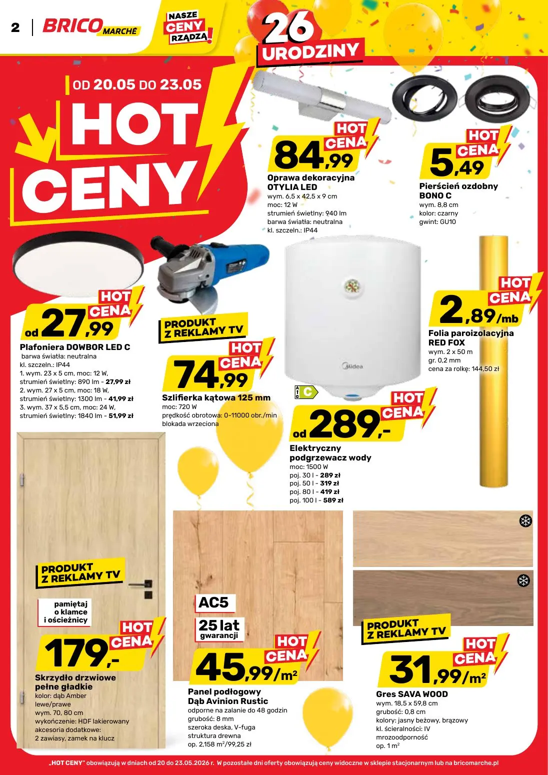 gazetka promocyjna BRICOMARCHE 26 urodziny - Strona 2