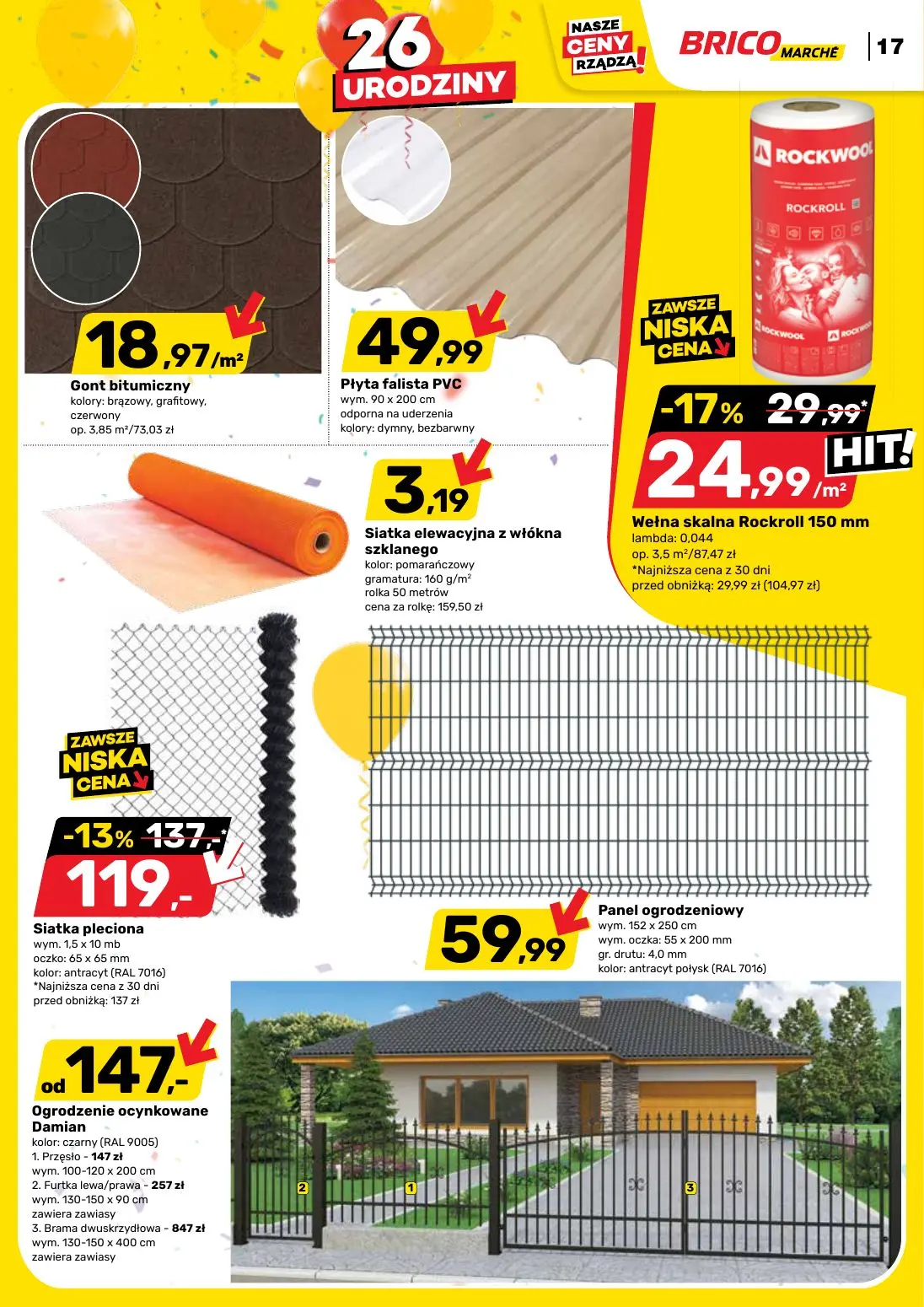 gazetka promocyjna BRICOMARCHE 26 urodziny - Strona 17