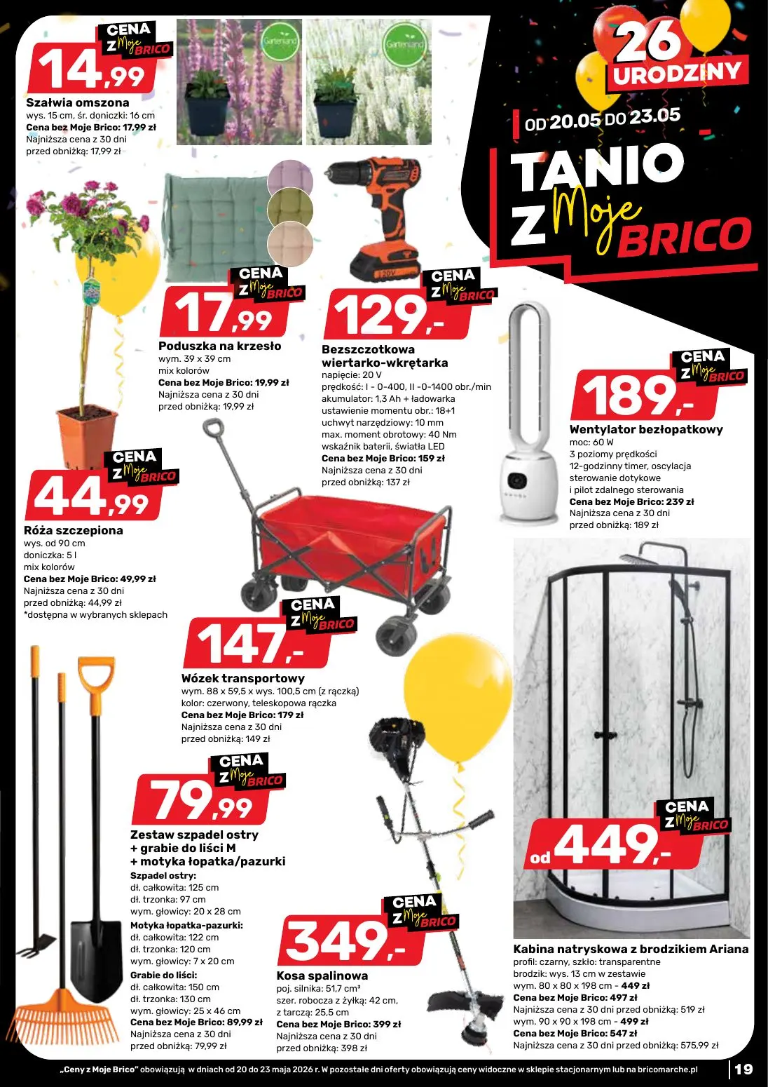 gazetka promocyjna BRICOMARCHE 26 urodziny - Strona 19