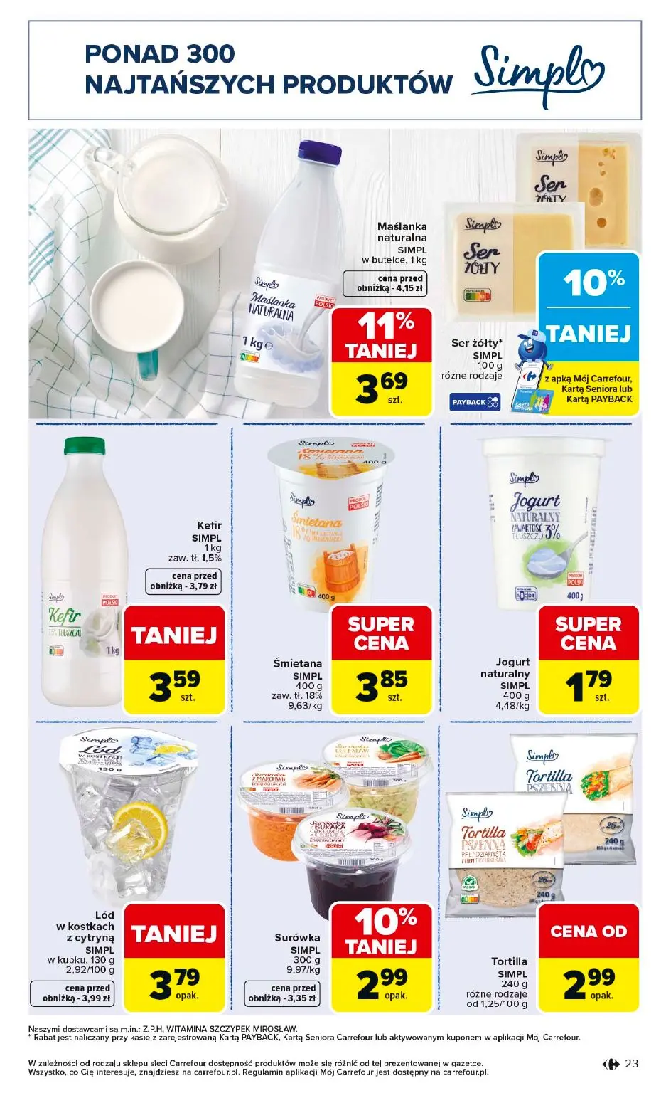 gazetka promocyjna Carrefour Wybierz jakość - Strona 23