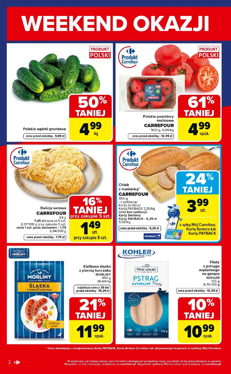 gazetka promocyjna Carrefour Weekend okazji już od czwartku! - Strona 2