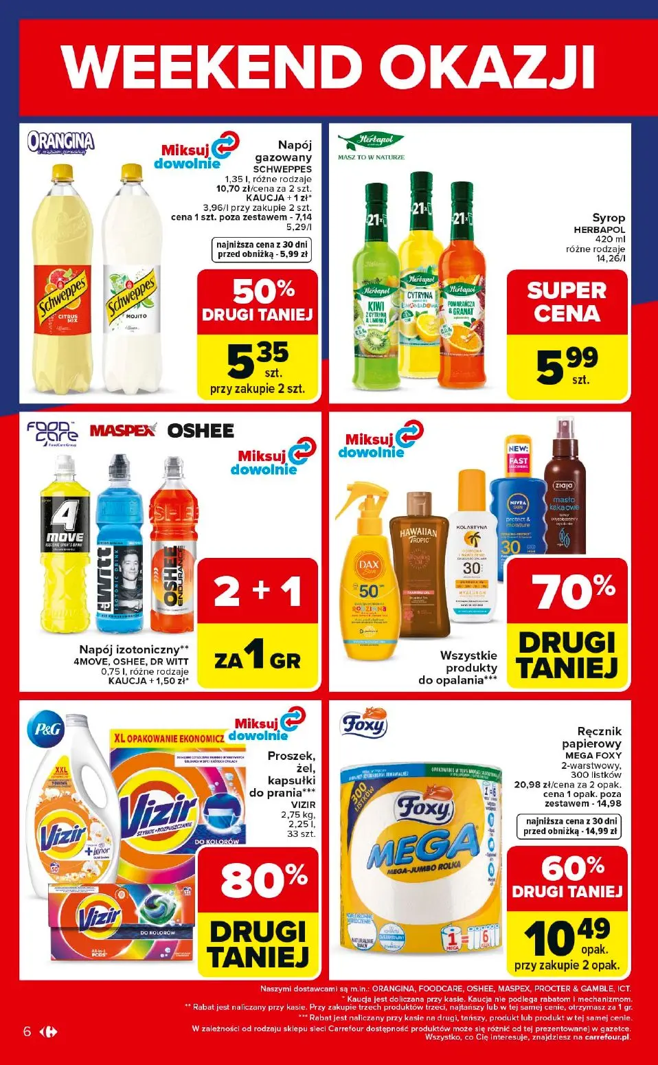 gazetka promocyjna Carrefour Weekend okazji już od czwartku! - Strona 6