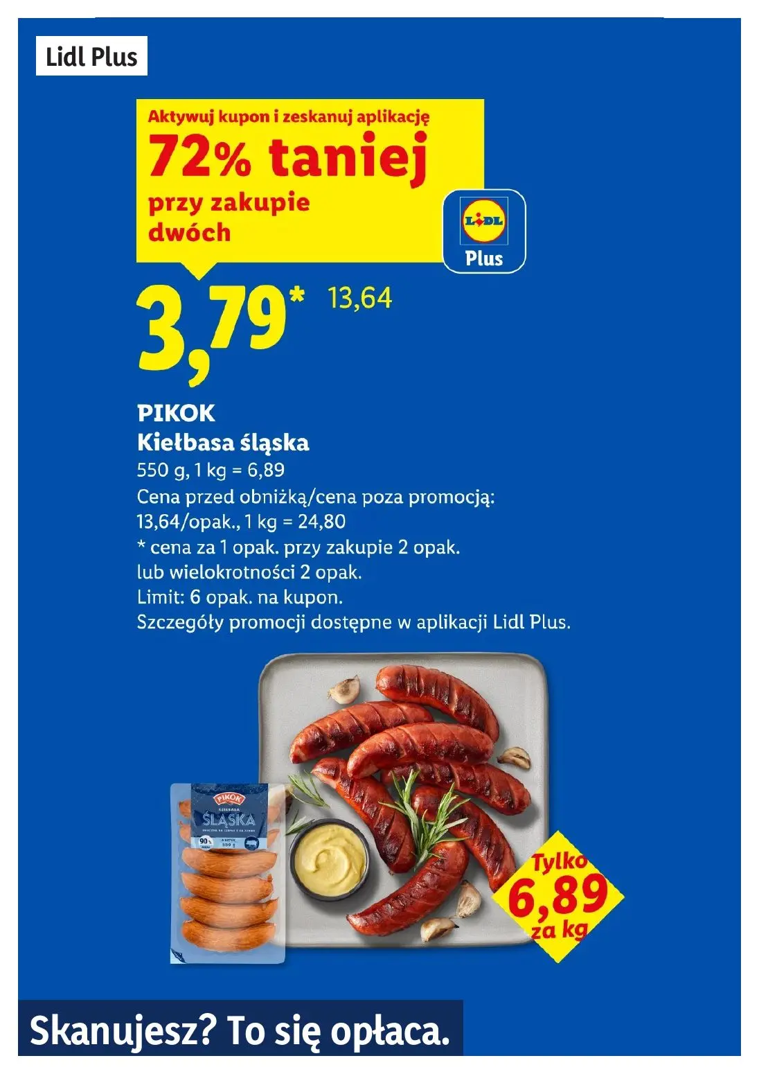 gazetka promocyjna LIDL Lidl plus. Skanujesz - To się opłaca - Strona 7