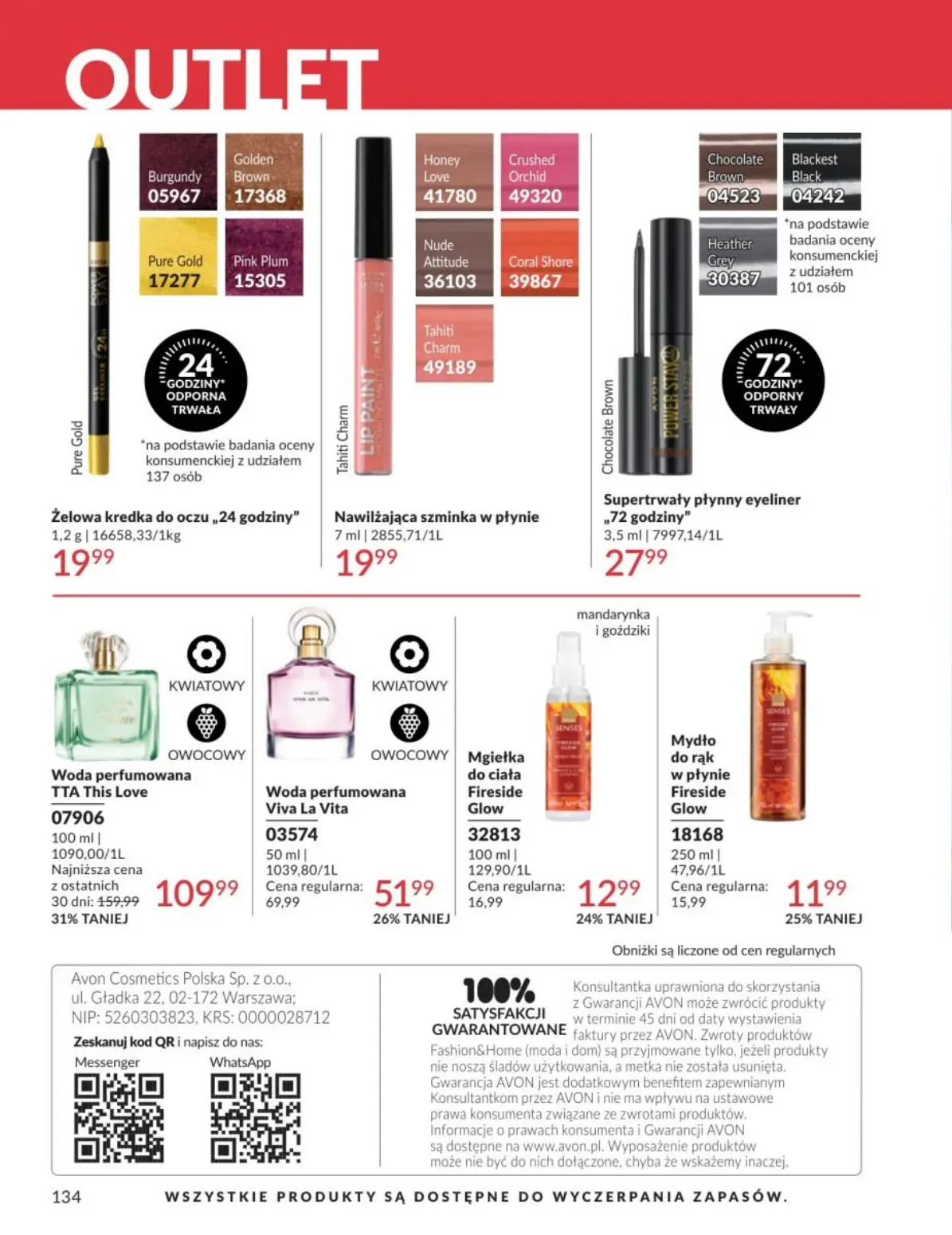 gazetka promocyjna AVON Love - Strona 134