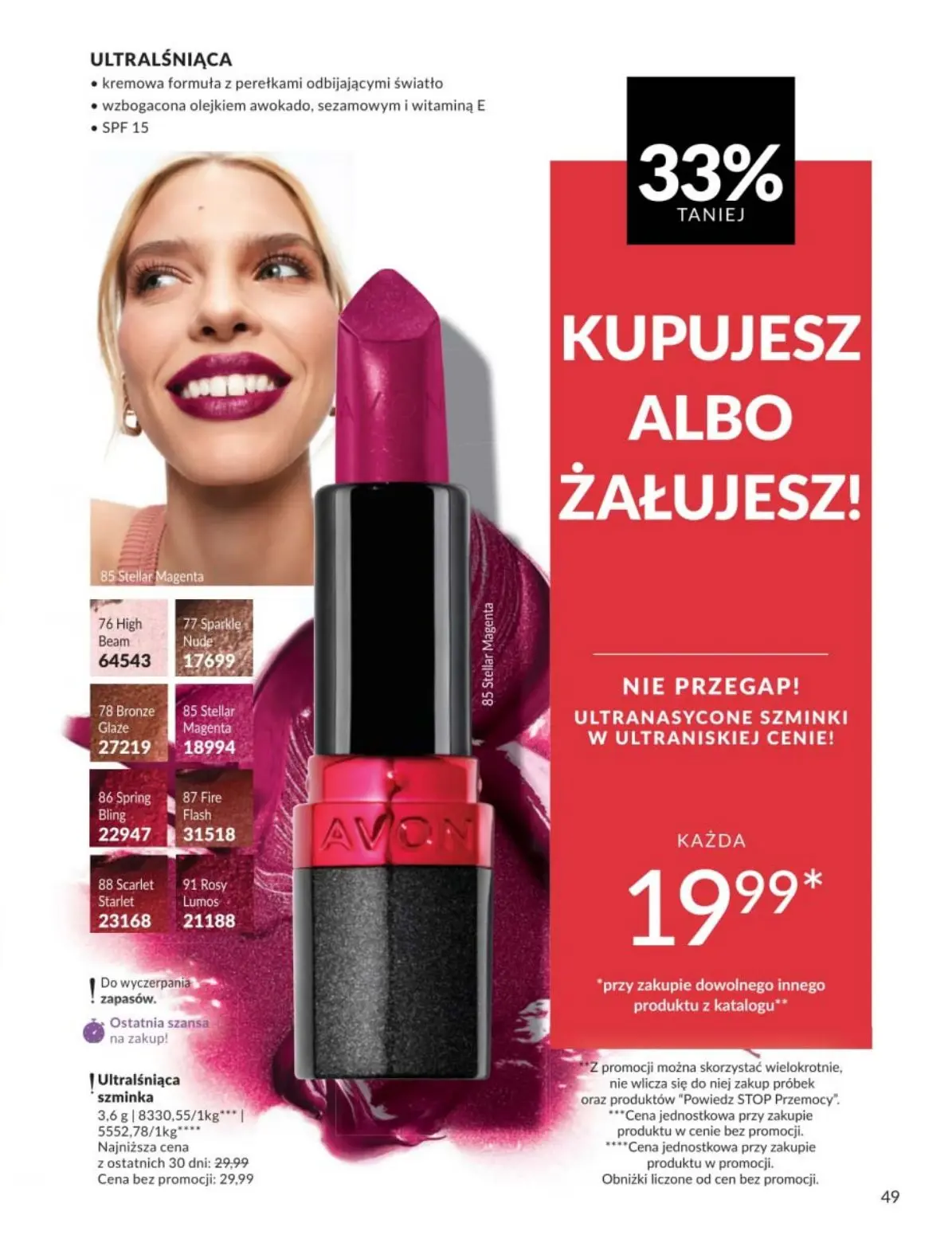 gazetka promocyjna AVON Love - Strona 49