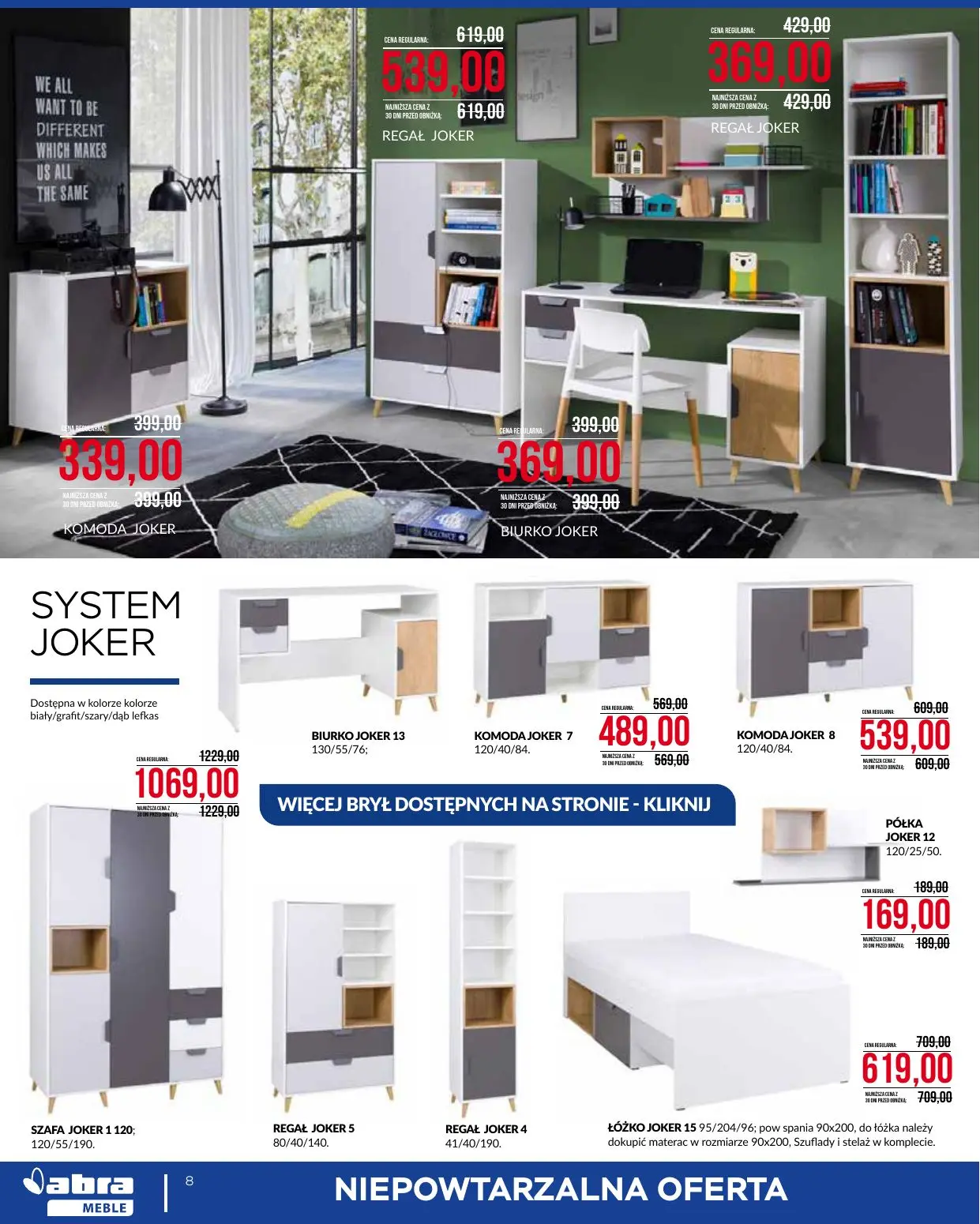gazetka promocyjna abra meble  - Strona 8