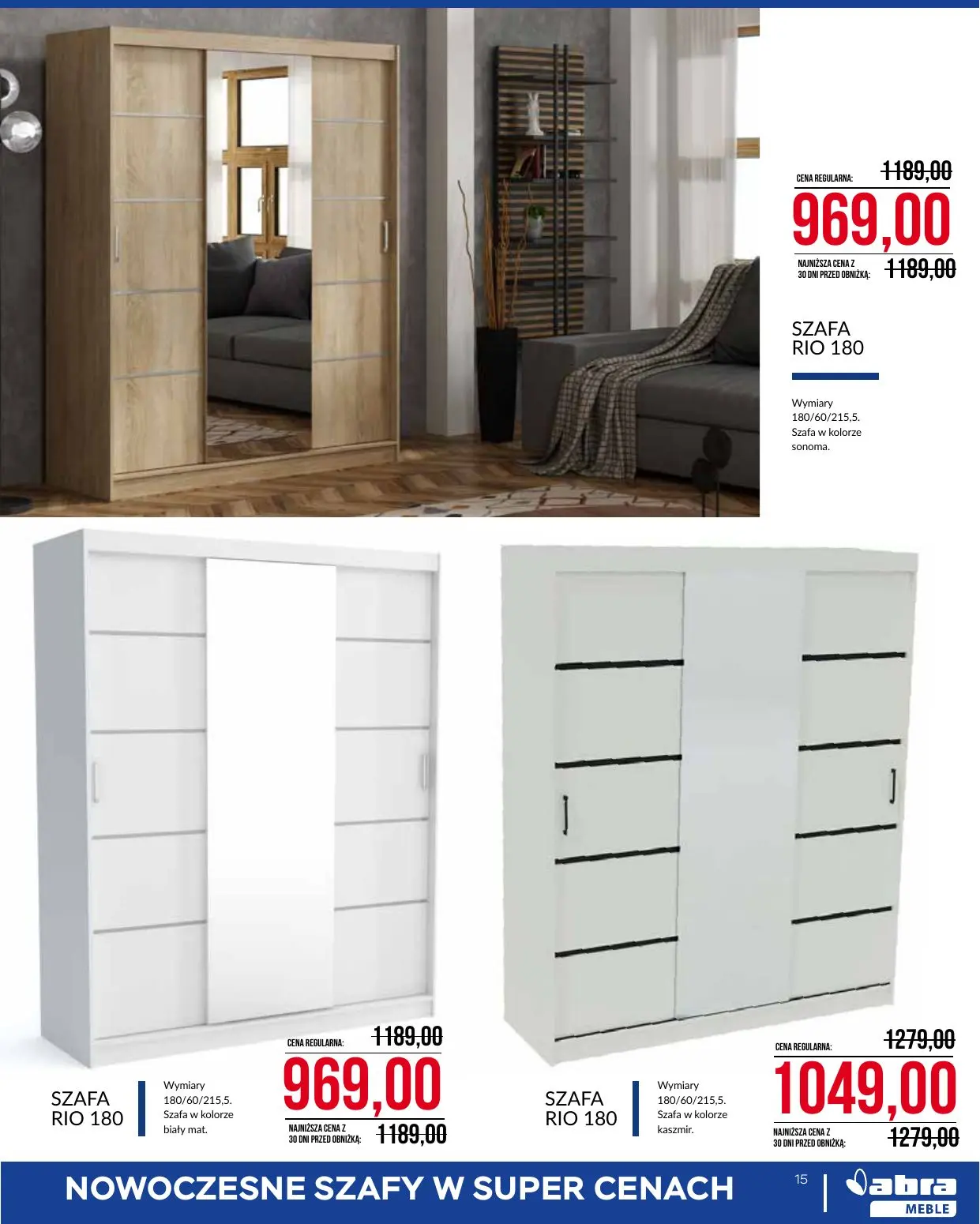 gazetka promocyjna abra meble  - Strona 15