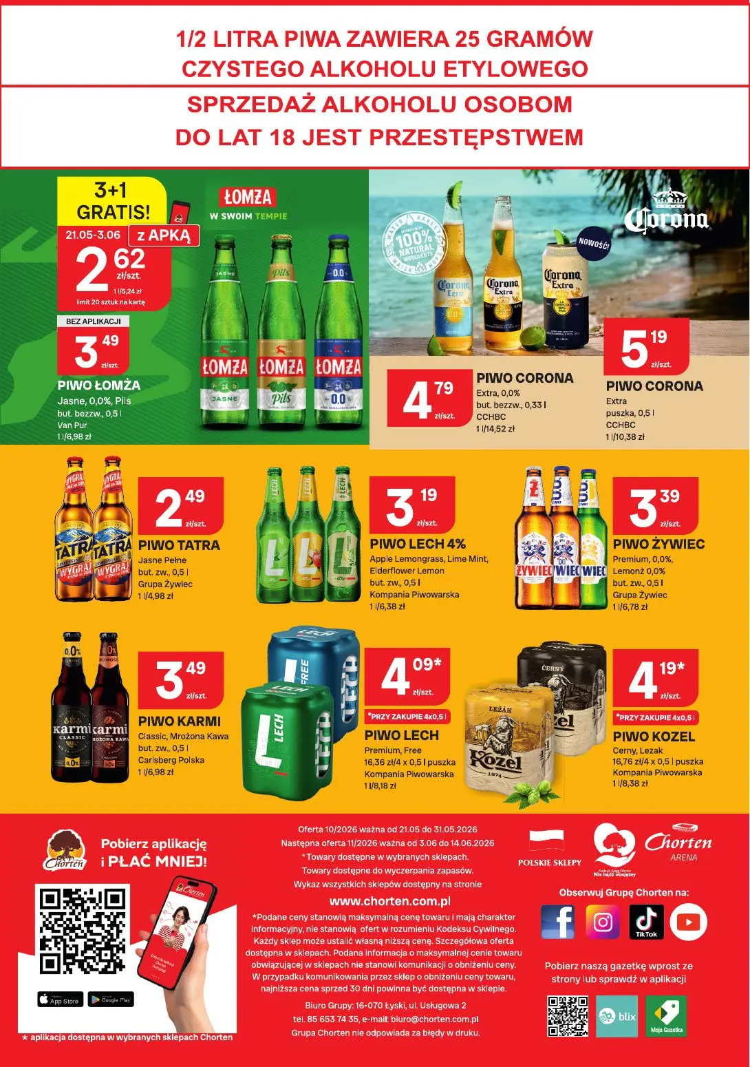 gazetka promocyjna Chorten Lubelskie, Łódzkie, Radom - Strona 4