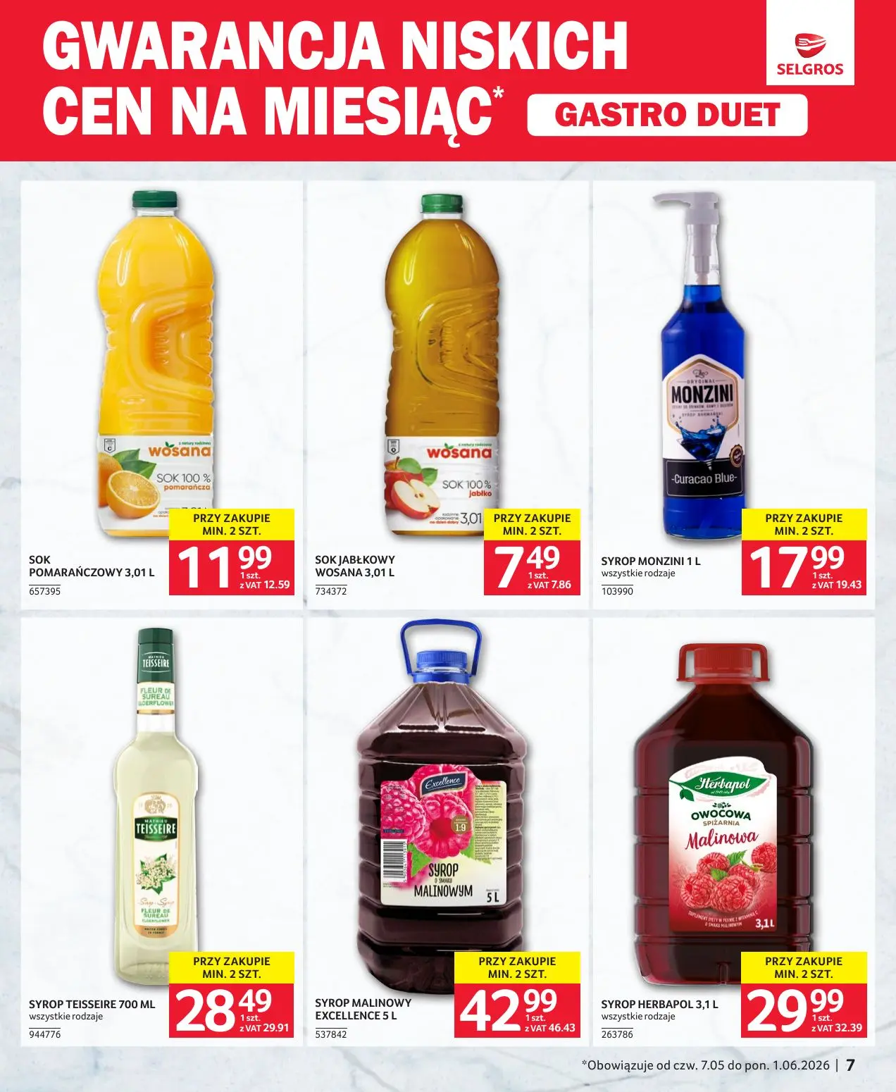 gazetka promocyjna SELGROS Gastro Duet - Strona 7
