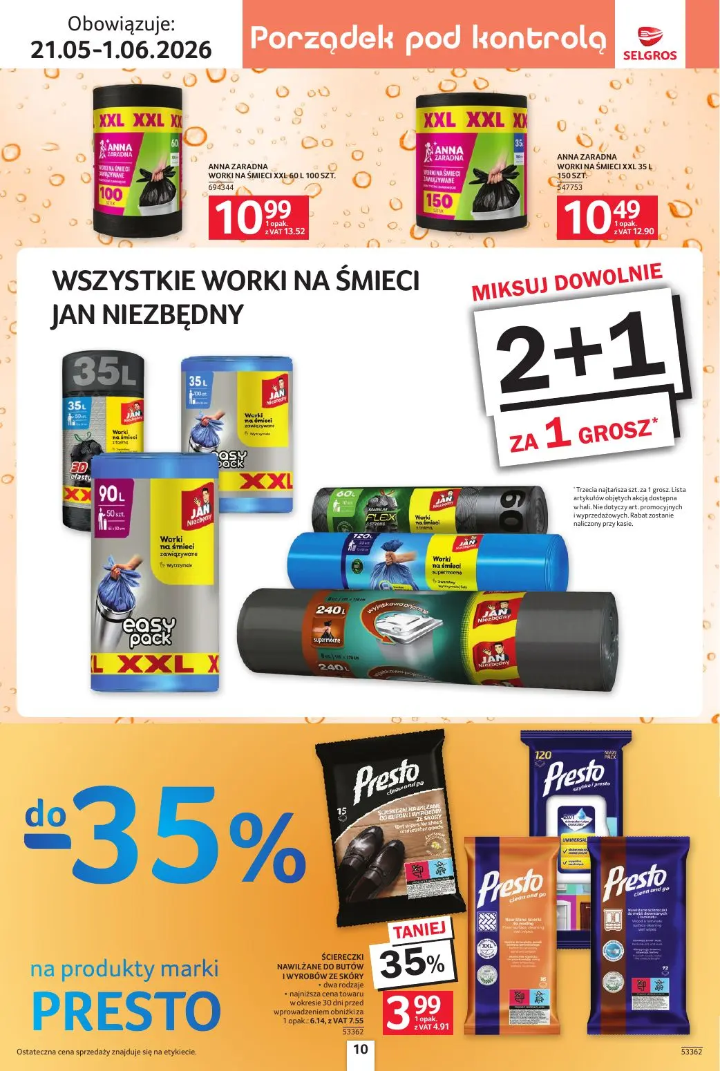 gazetka promocyjna SELGROS Katalog Sprzątanie
 - Strona 10