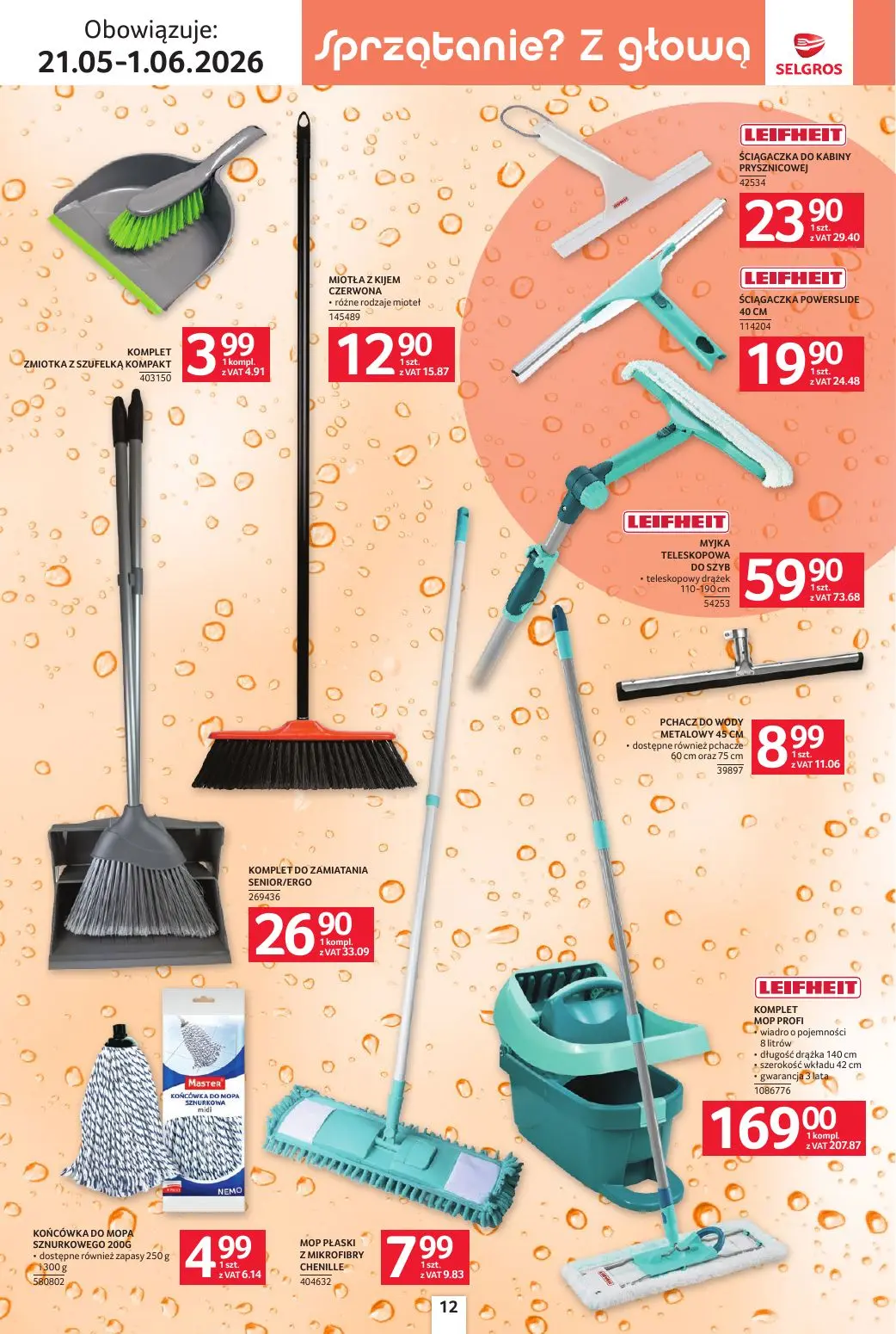 gazetka promocyjna SELGROS Katalog Sprzątanie
 - Strona 12