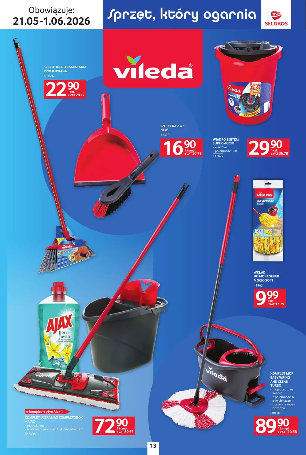 gazetka promocyjna SELGROS Katalog Sprzątanie
 - Strona 13
