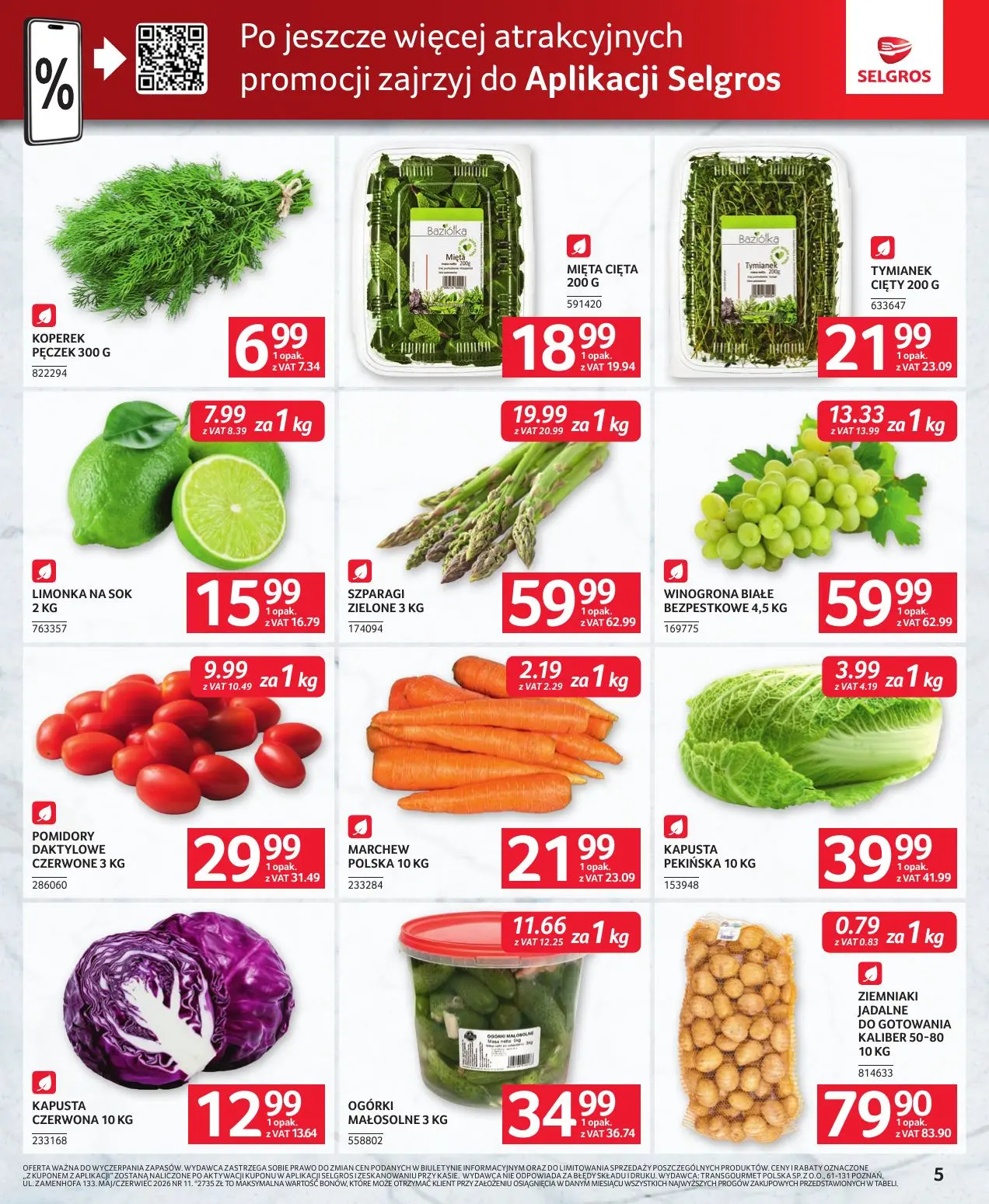 gazetka promocyjna SELGROS Oferta dla gastronomii - Strona 5