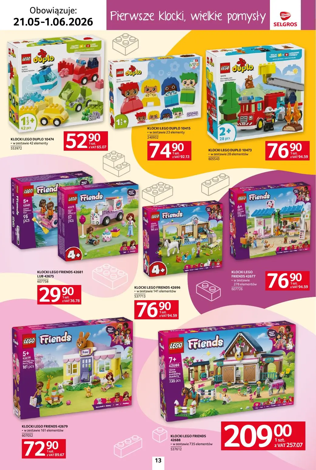 gazetka promocyjna SELGROS Katalog Dzień Dziecka - Strona 13