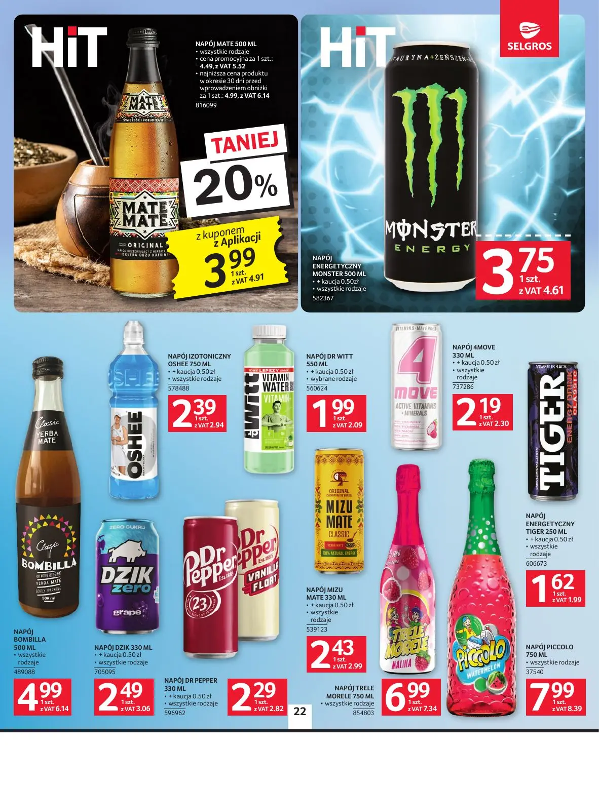 gazetka promocyjna SELGROS Oferta Spożywcza - Strona 22