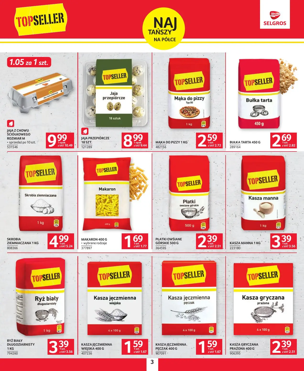 gazetka promocyjna SELGROS Katalog Topseller

 - Strona 3