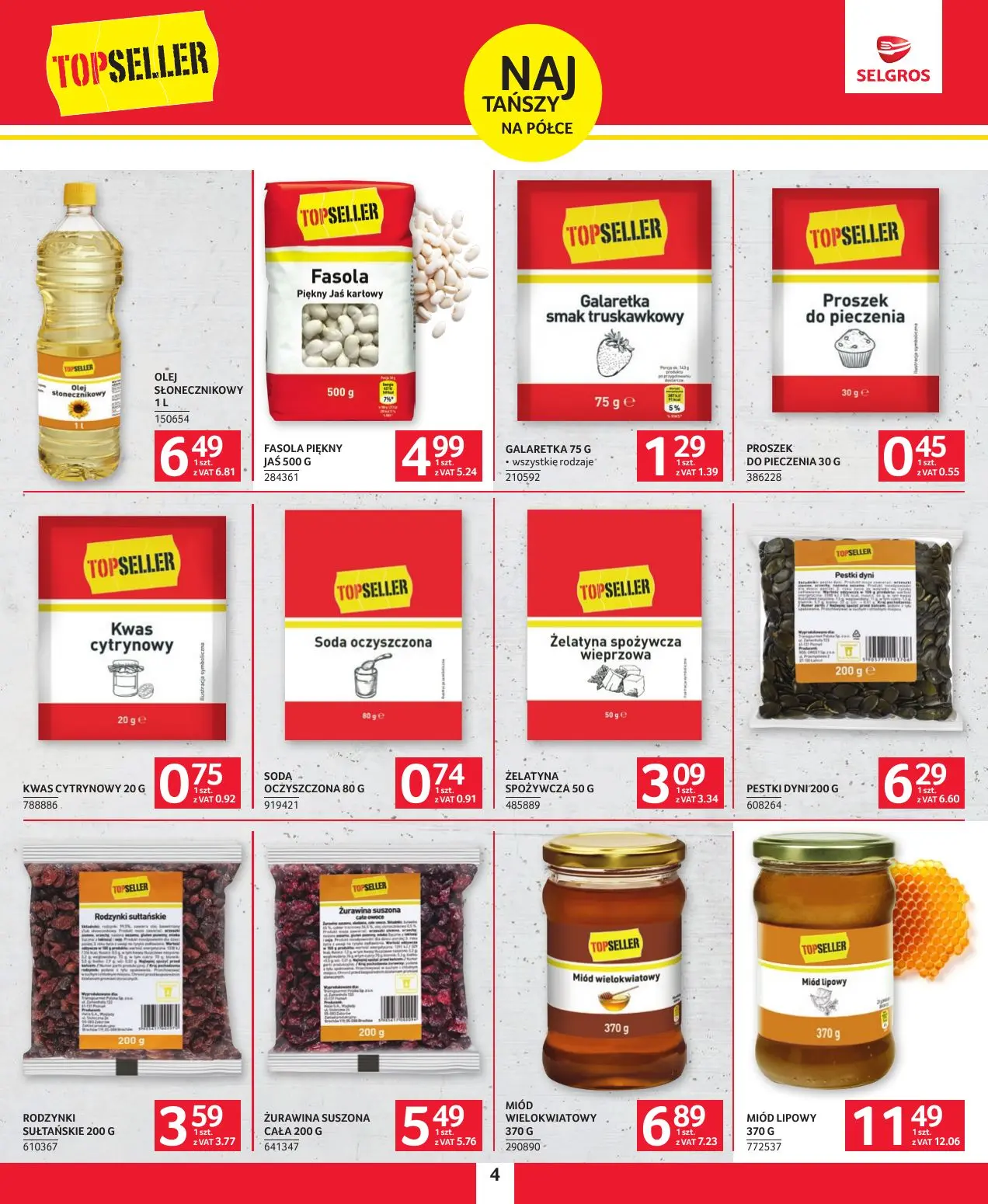 gazetka promocyjna SELGROS Katalog Topseller

 - Strona 4