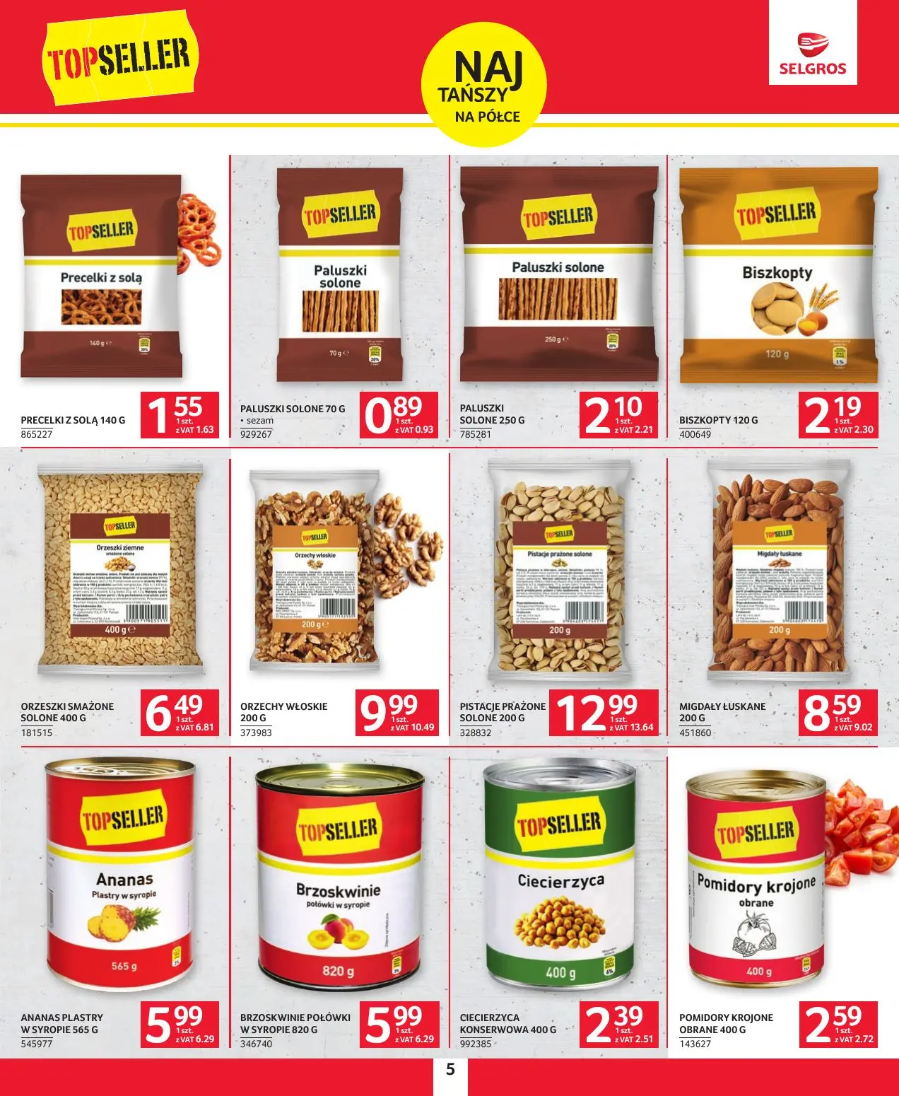 gazetka promocyjna SELGROS Katalog Topseller

 - Strona 5
