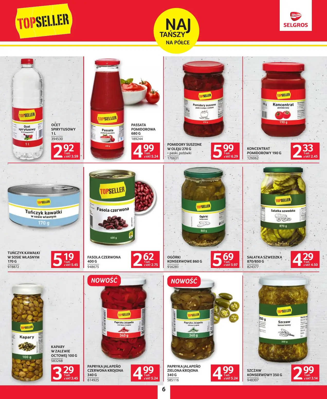 gazetka promocyjna SELGROS Katalog Topseller

 - Strona 6