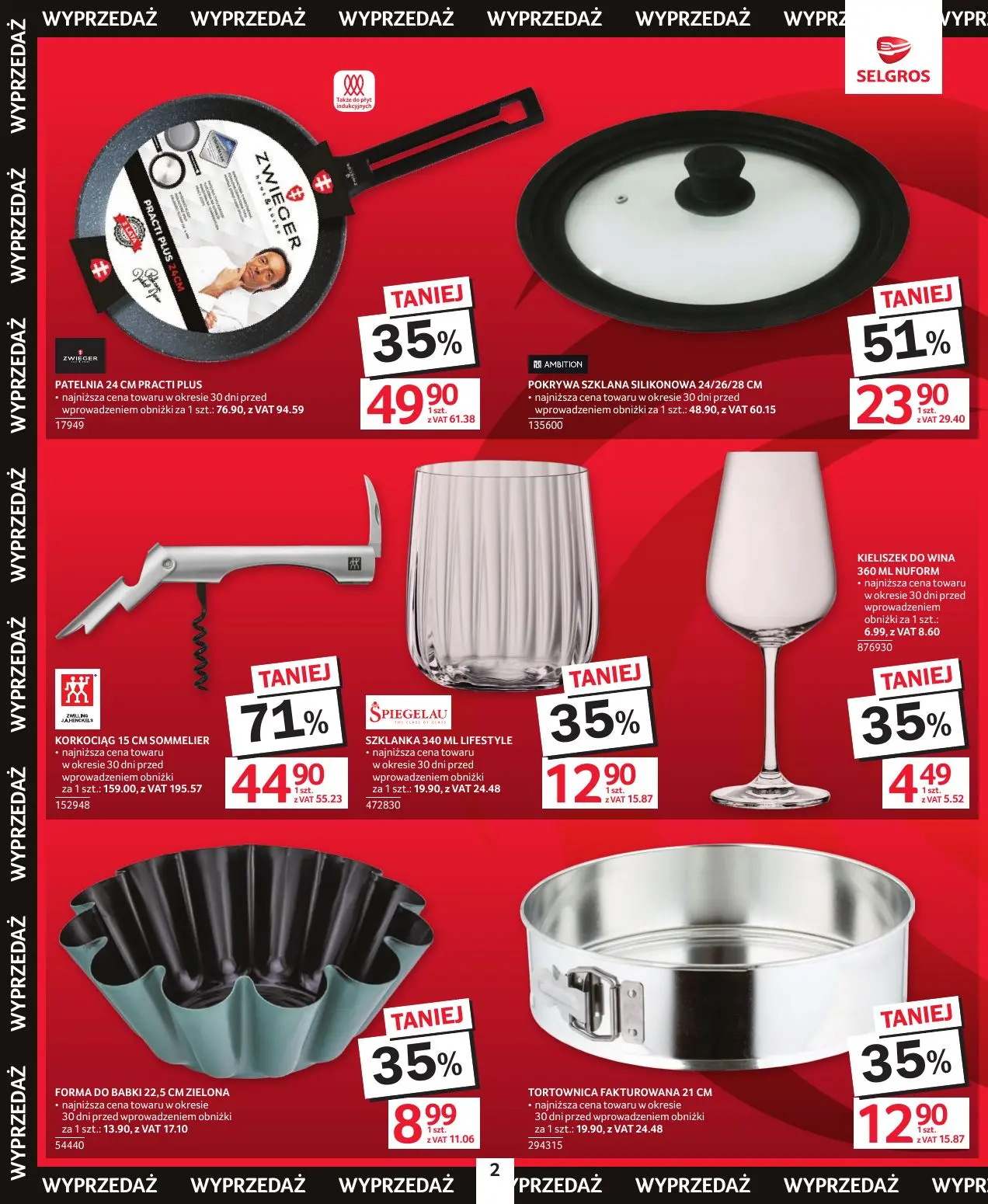 gazetka promocyjna SELGROS Katalog Wielka Wyprzedaż - Strona 2