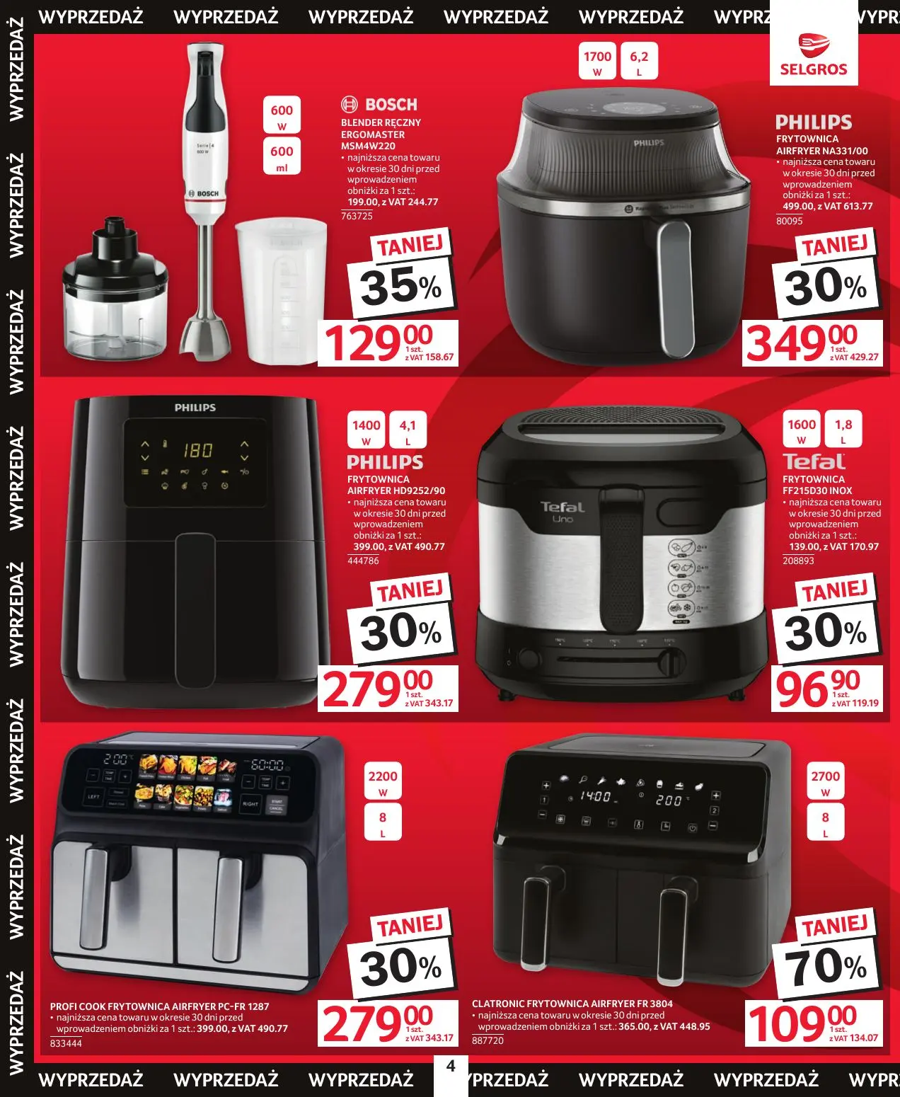 gazetka promocyjna SELGROS Katalog Wielka Wyprzedaż - Strona 4