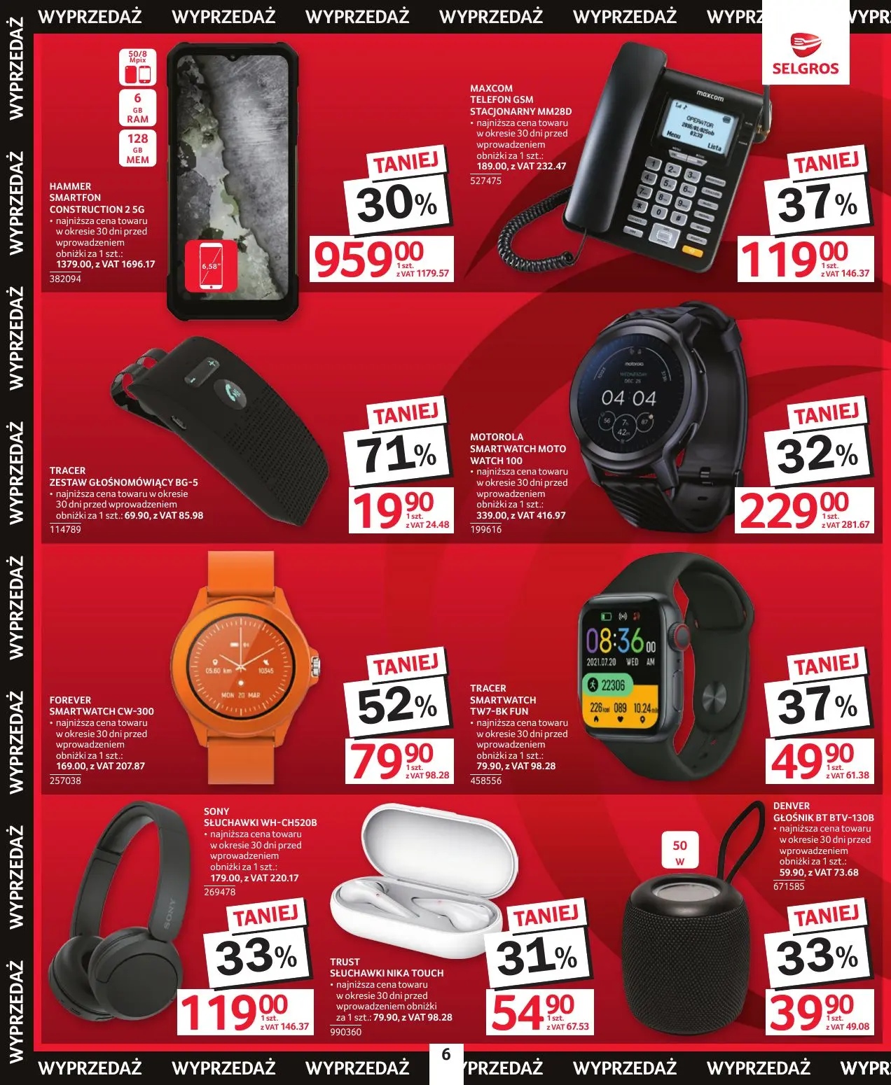 gazetka promocyjna SELGROS Katalog Wielka Wyprzedaż - Strona 6