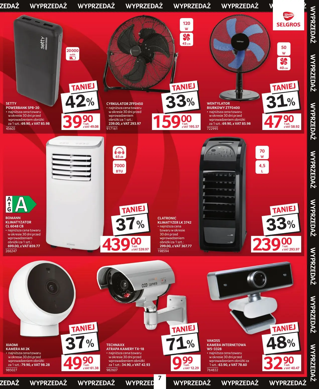 gazetka promocyjna SELGROS Katalog Wielka Wyprzedaż - Strona 7