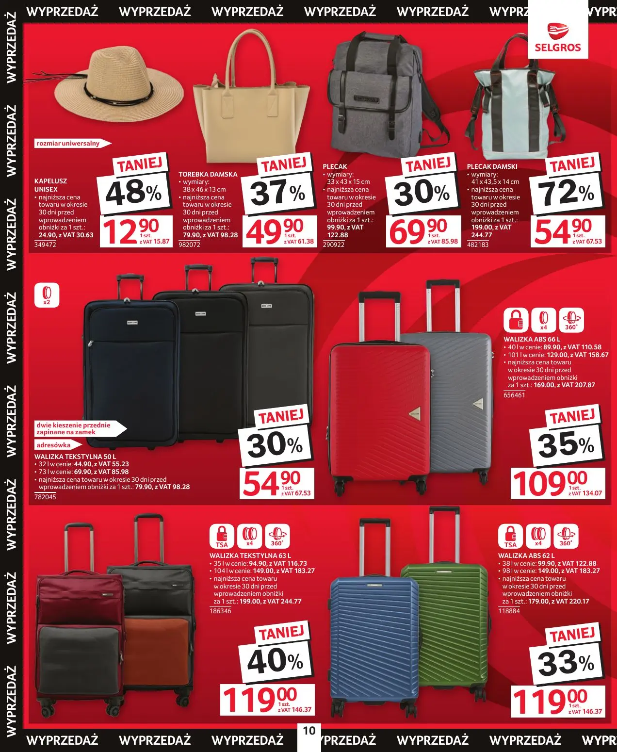 gazetka promocyjna SELGROS Katalog Wielka Wyprzedaż - Strona 10
