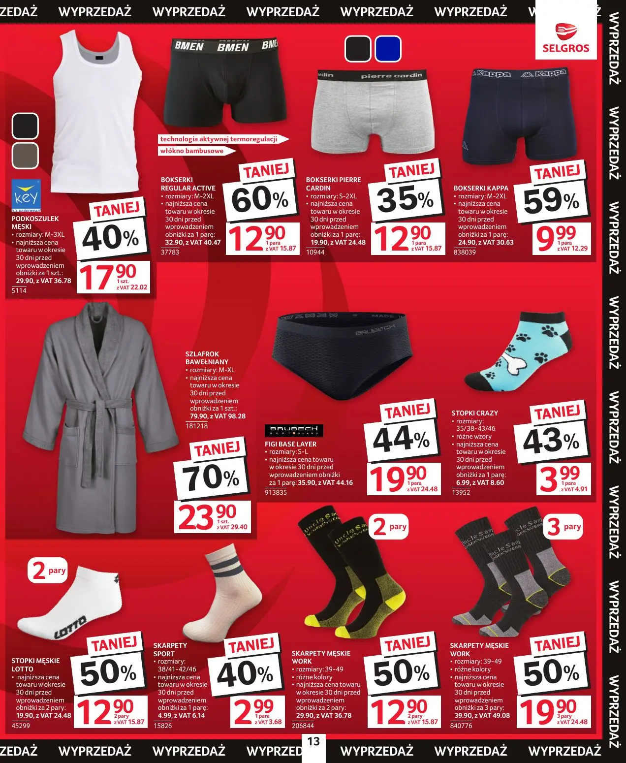 gazetka promocyjna SELGROS Katalog Wielka Wyprzedaż - Strona 13