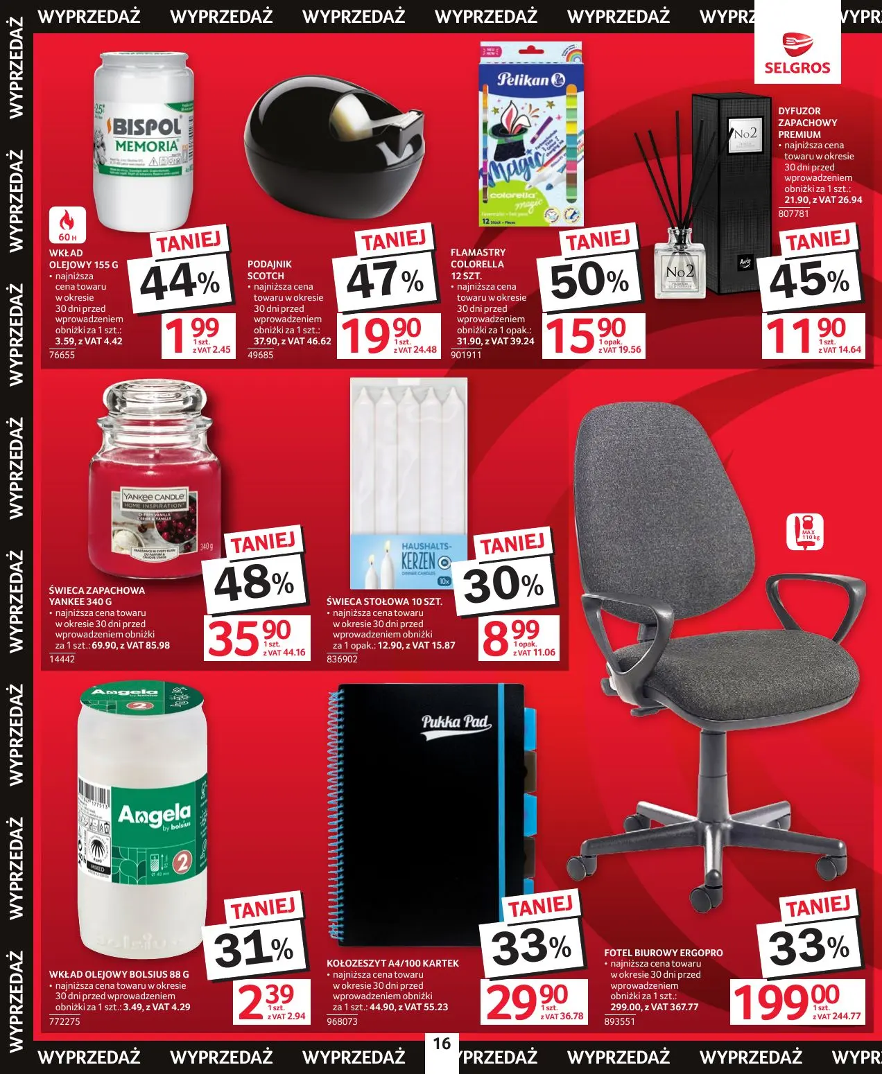 gazetka promocyjna SELGROS Katalog Wielka Wyprzedaż - Strona 16