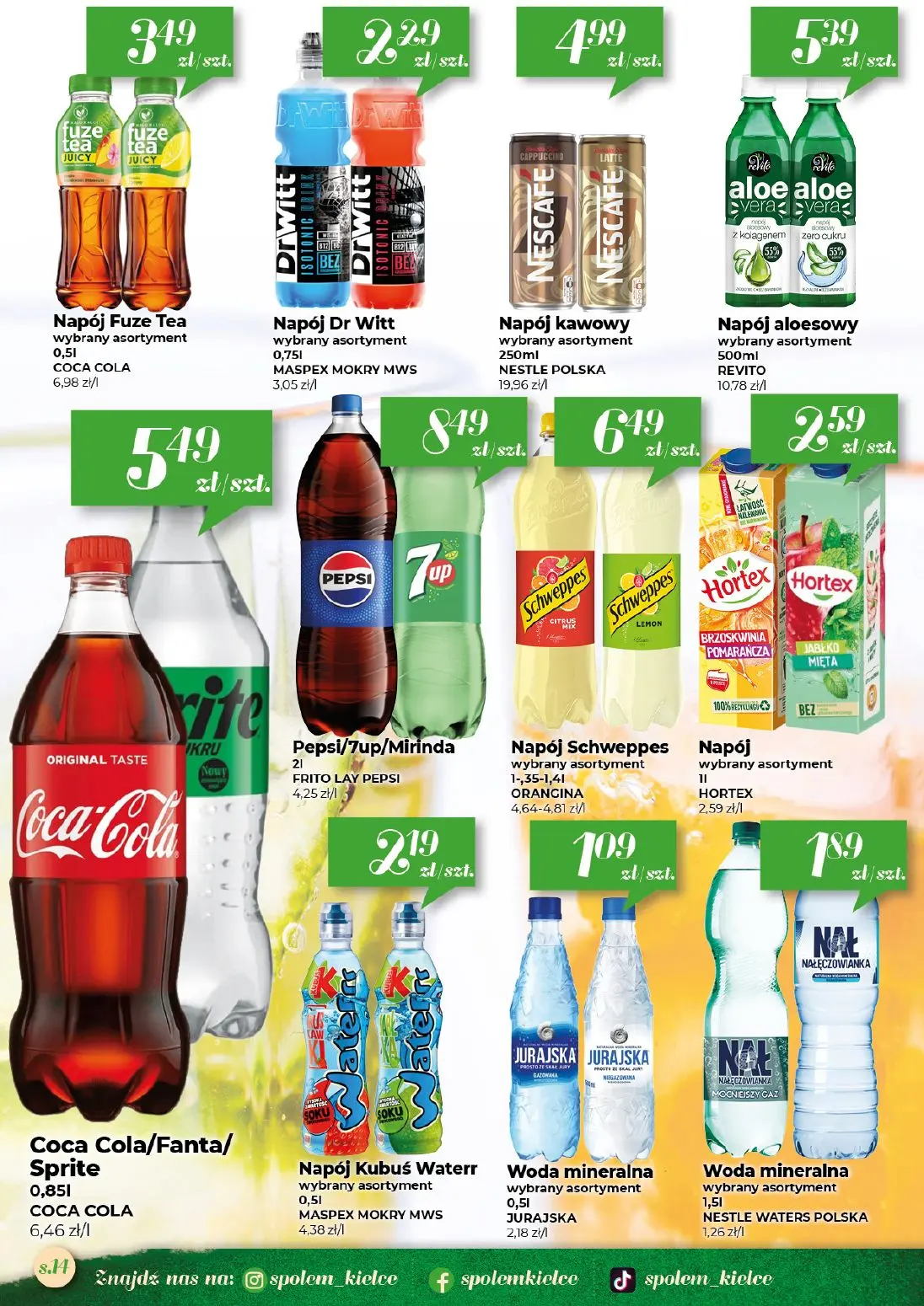 gazetka promocyjna Społem Kielce  - Strona 14