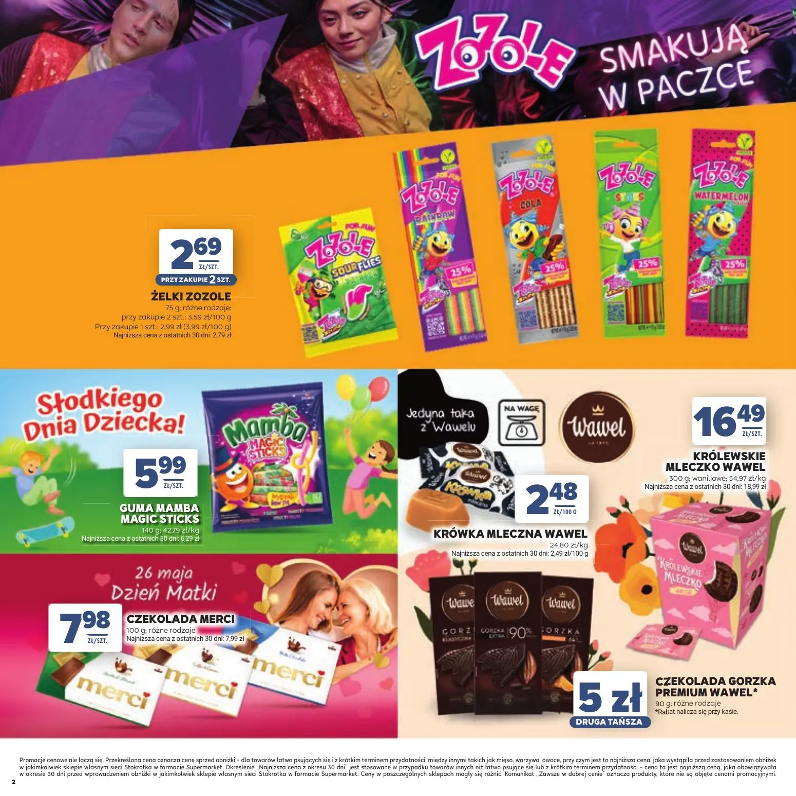 gazetka promocyjna Stokrotka Supermarket Dzień Matki i Dziecka - Strona 2