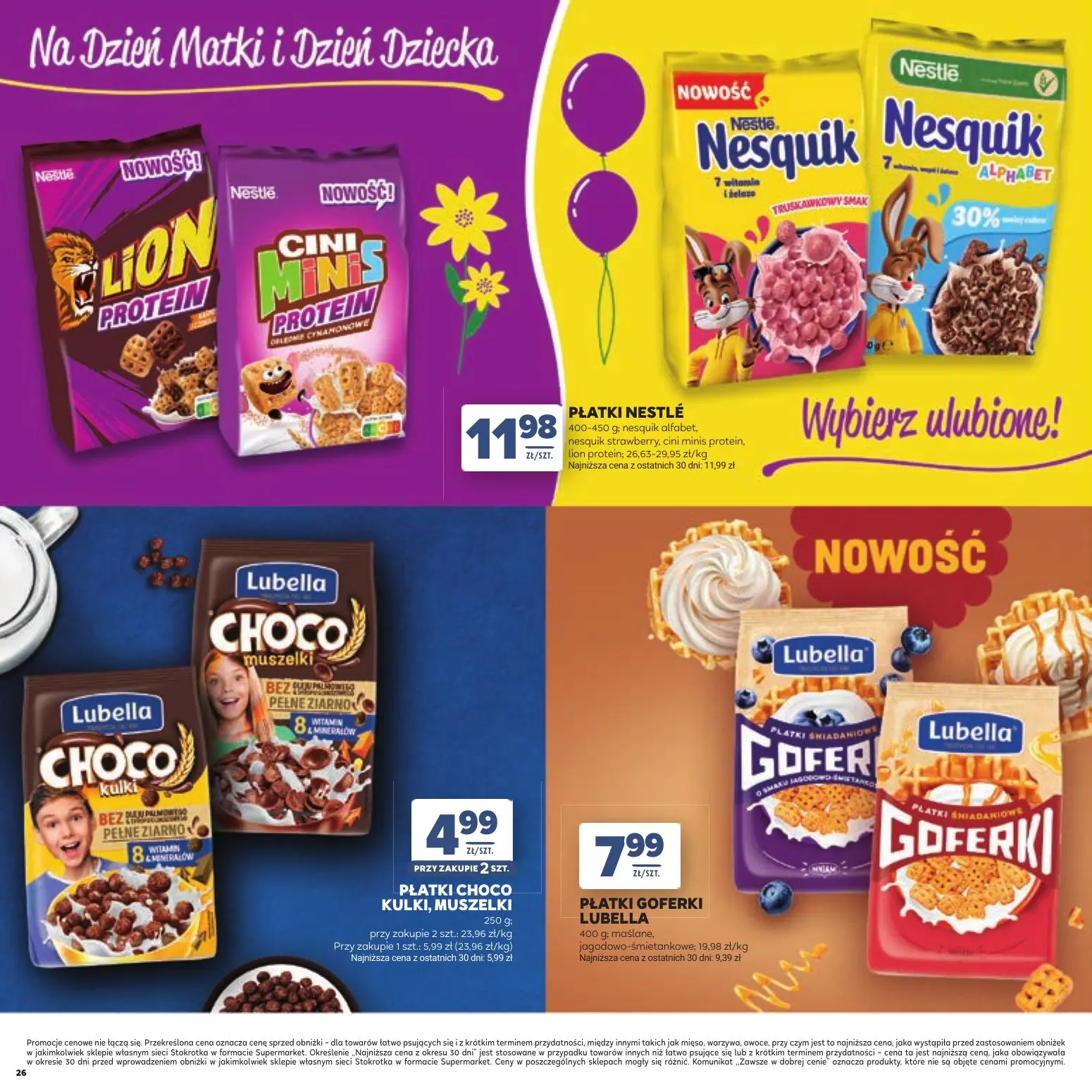 gazetka promocyjna Stokrotka Supermarket Dzień Matki i Dziecka - Strona 26