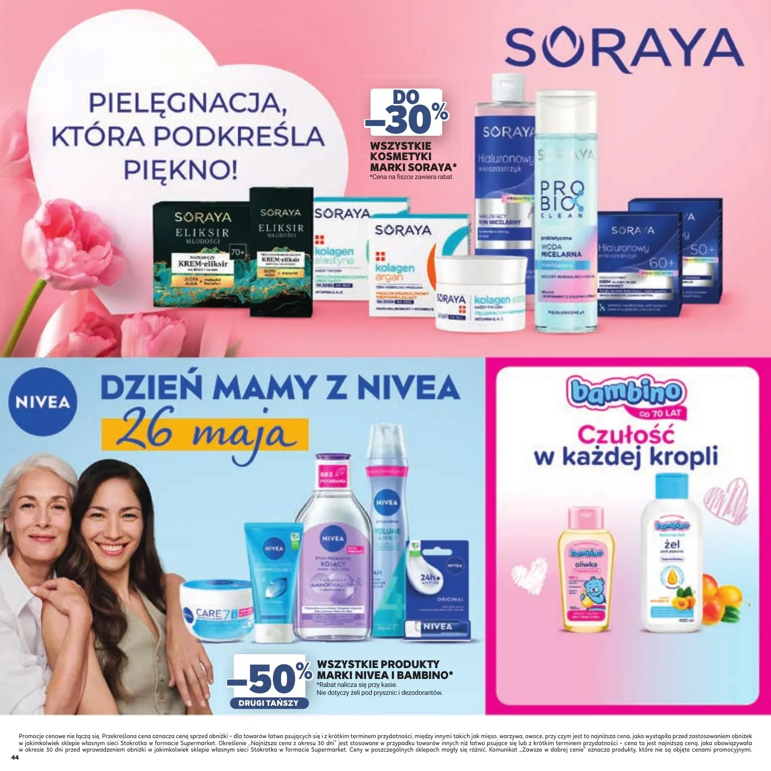 gazetka promocyjna Stokrotka Supermarket Dzień Matki i Dziecka - Strona 44