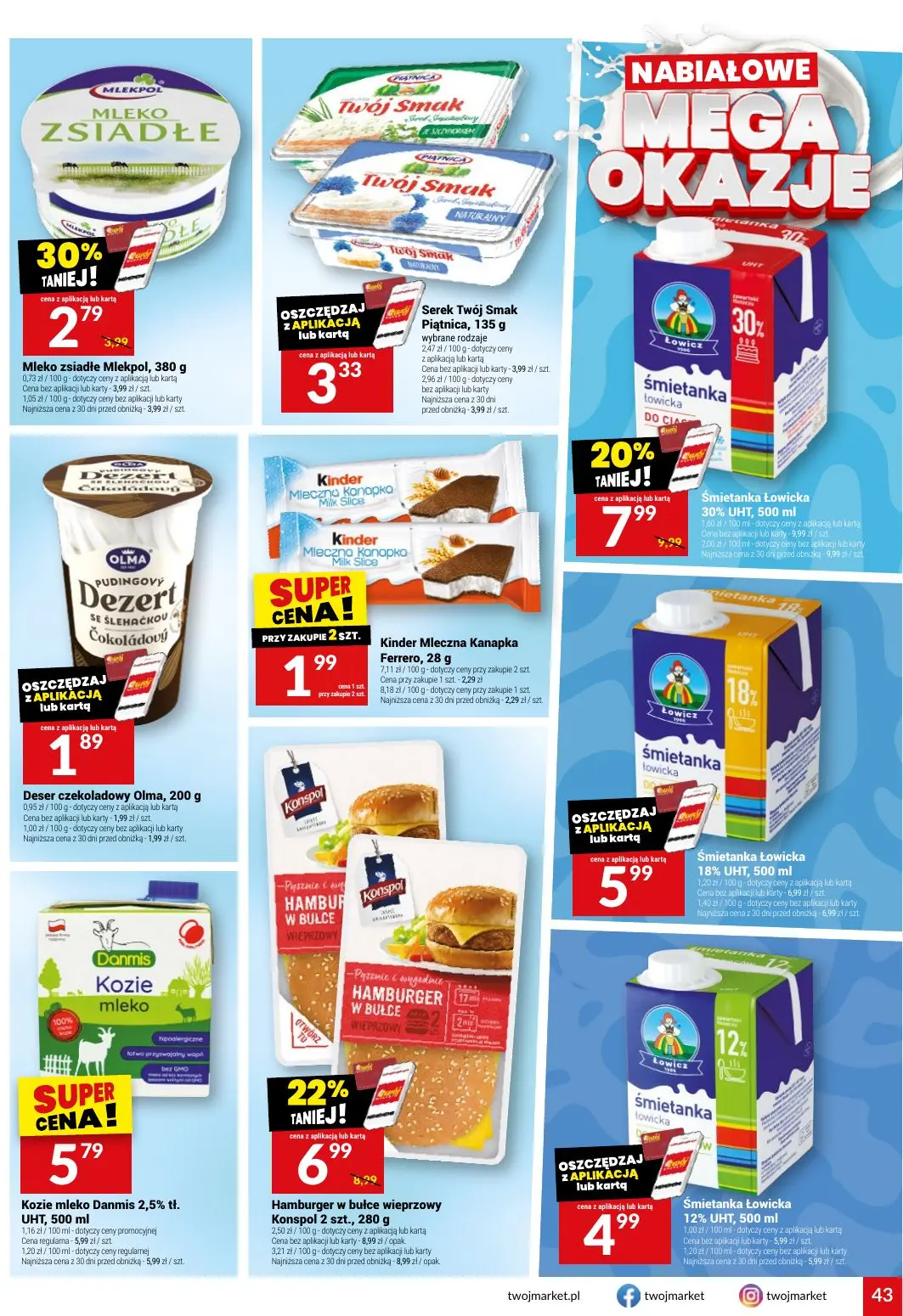 gazetka promocyjna Twój Market Włącz promocje - Strona 43