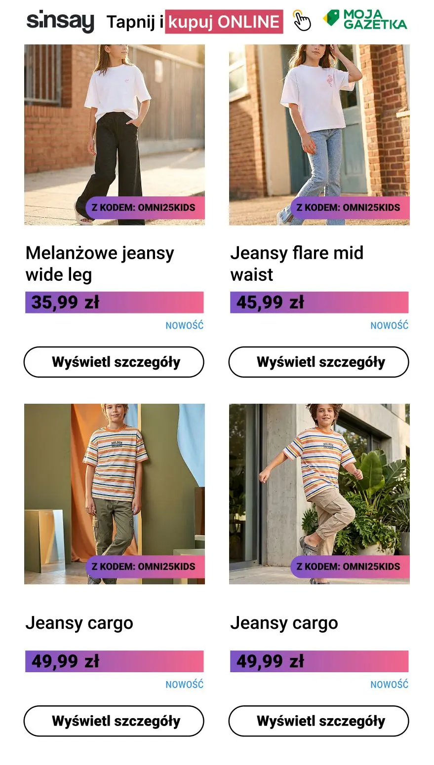 gazetka promocyjna Sinsay ☀️ DZIEŃ DZIECKA! -25% na WSZYSTKO dla dzieci  - Strona 2